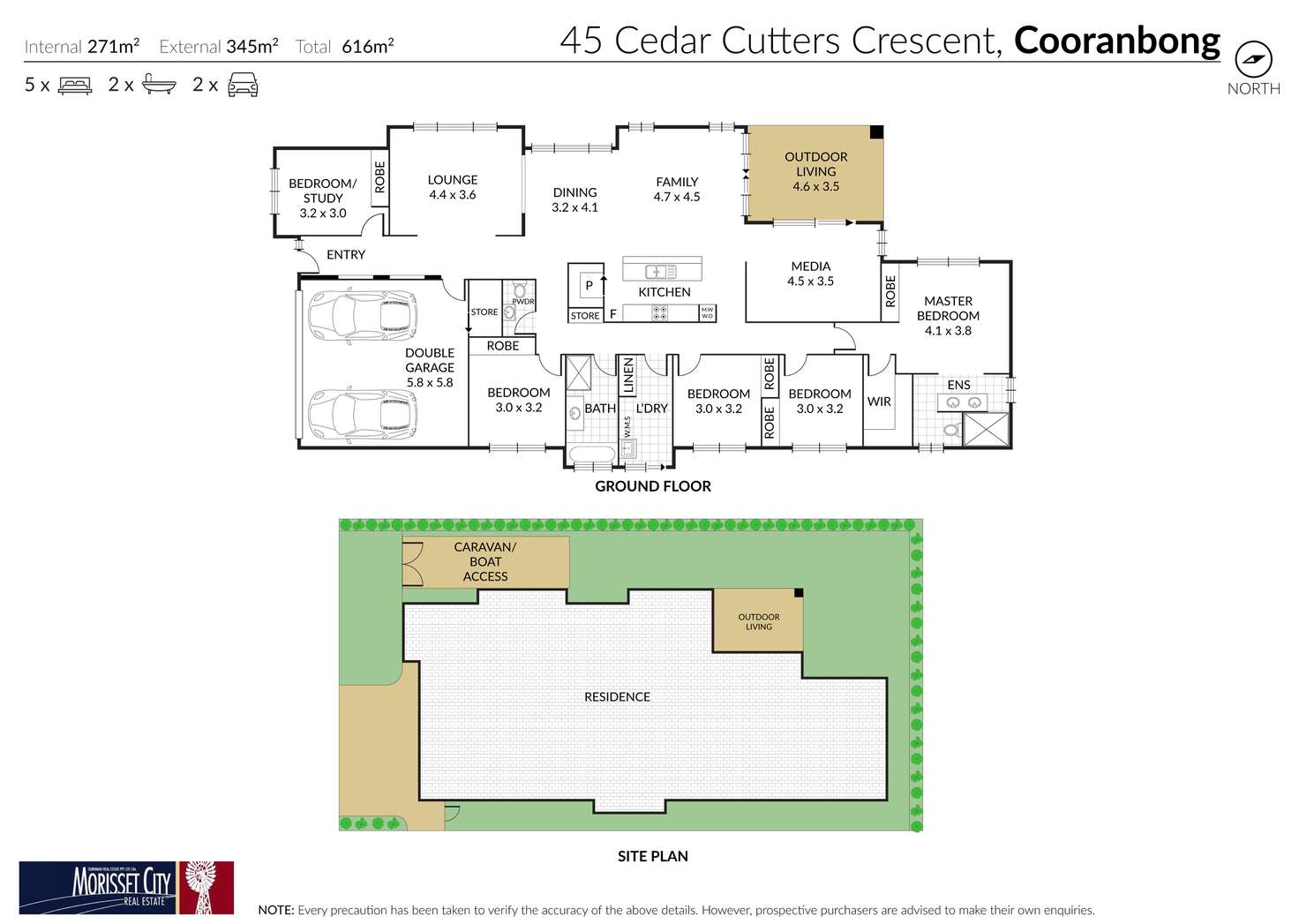 Floorplan of Homely house listing, 45 Cedar Cutters Crescent, Cooranbong NSW 2265