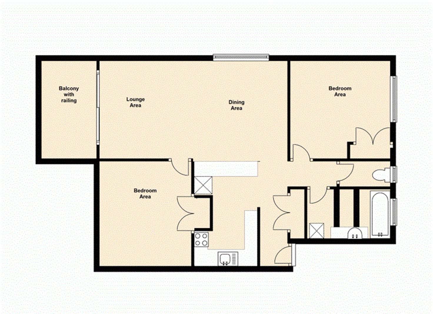 Floorplan of Homely apartment listing, Room 1/11 Ascog Terrace, Toowong QLD 4066
