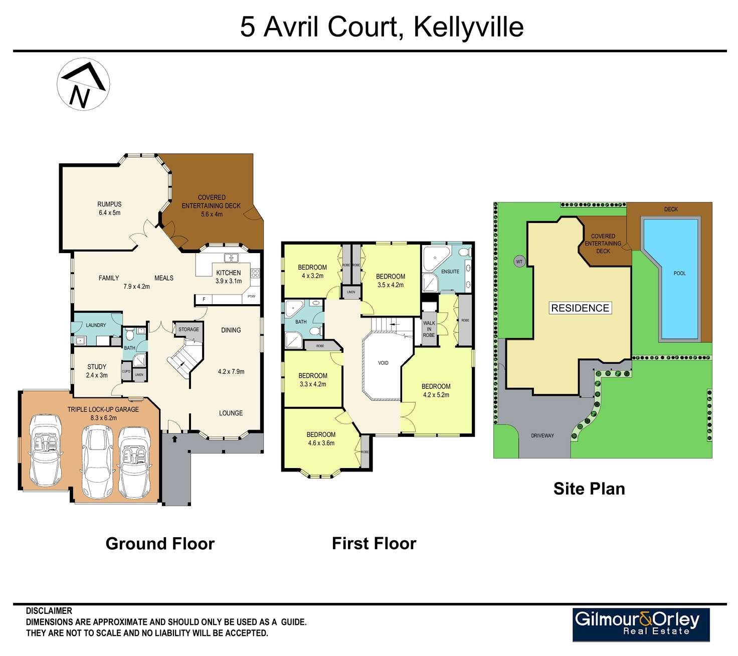 Floorplan of Homely house listing, 5 Avril Court, Kellyville NSW 2155