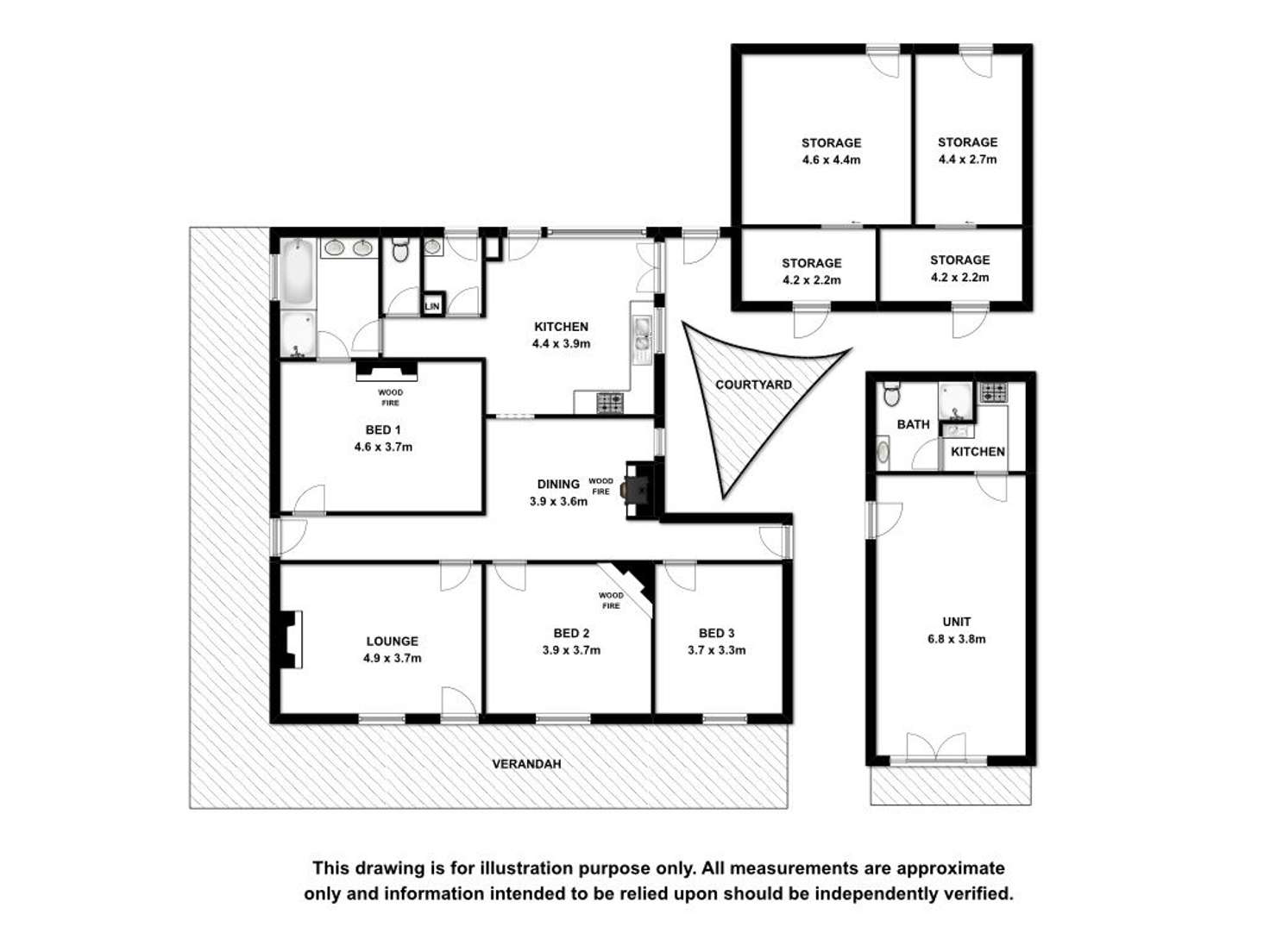 Floorplan of Homely house listing, 19 Chambers Street, Beachport SA 5280