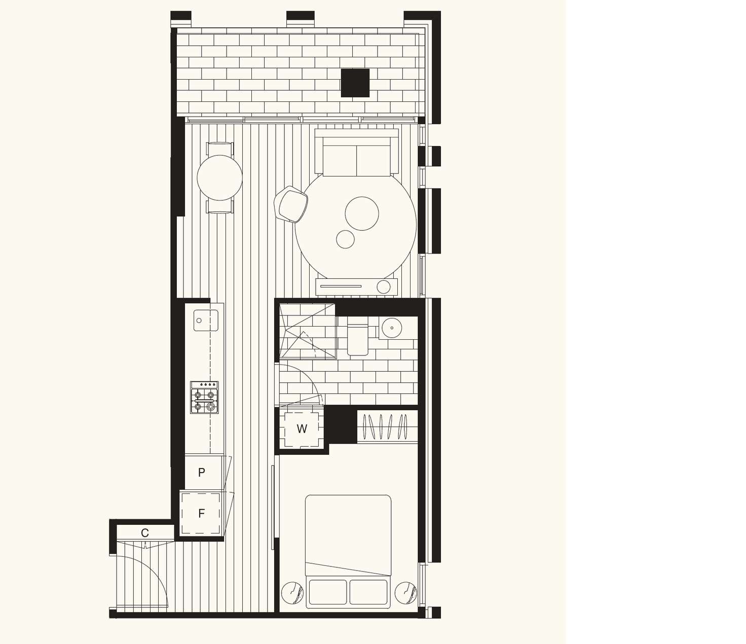 Floorplan of Homely apartment listing, 51 Napoleon Street, Collingwood VIC 3066