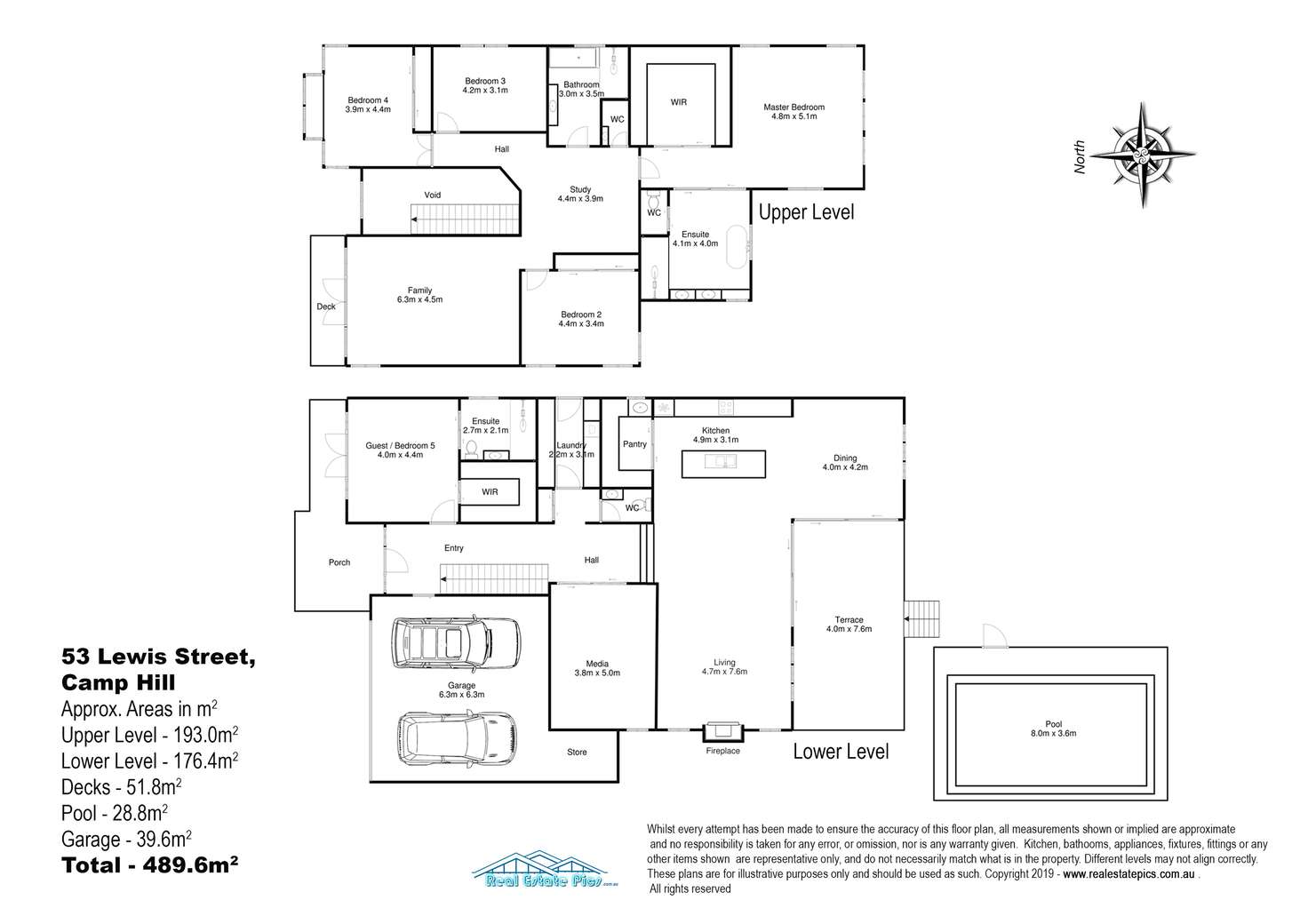 Floorplan of Homely house listing, 53 LEWIS STREET, Camp Hill QLD 4152