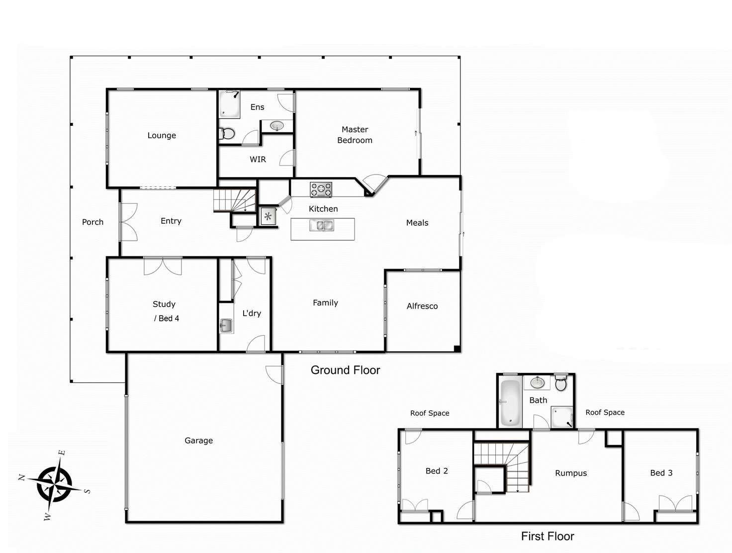 Floorplan of Homely house listing, 58 Arena Parade, Officer VIC 3809