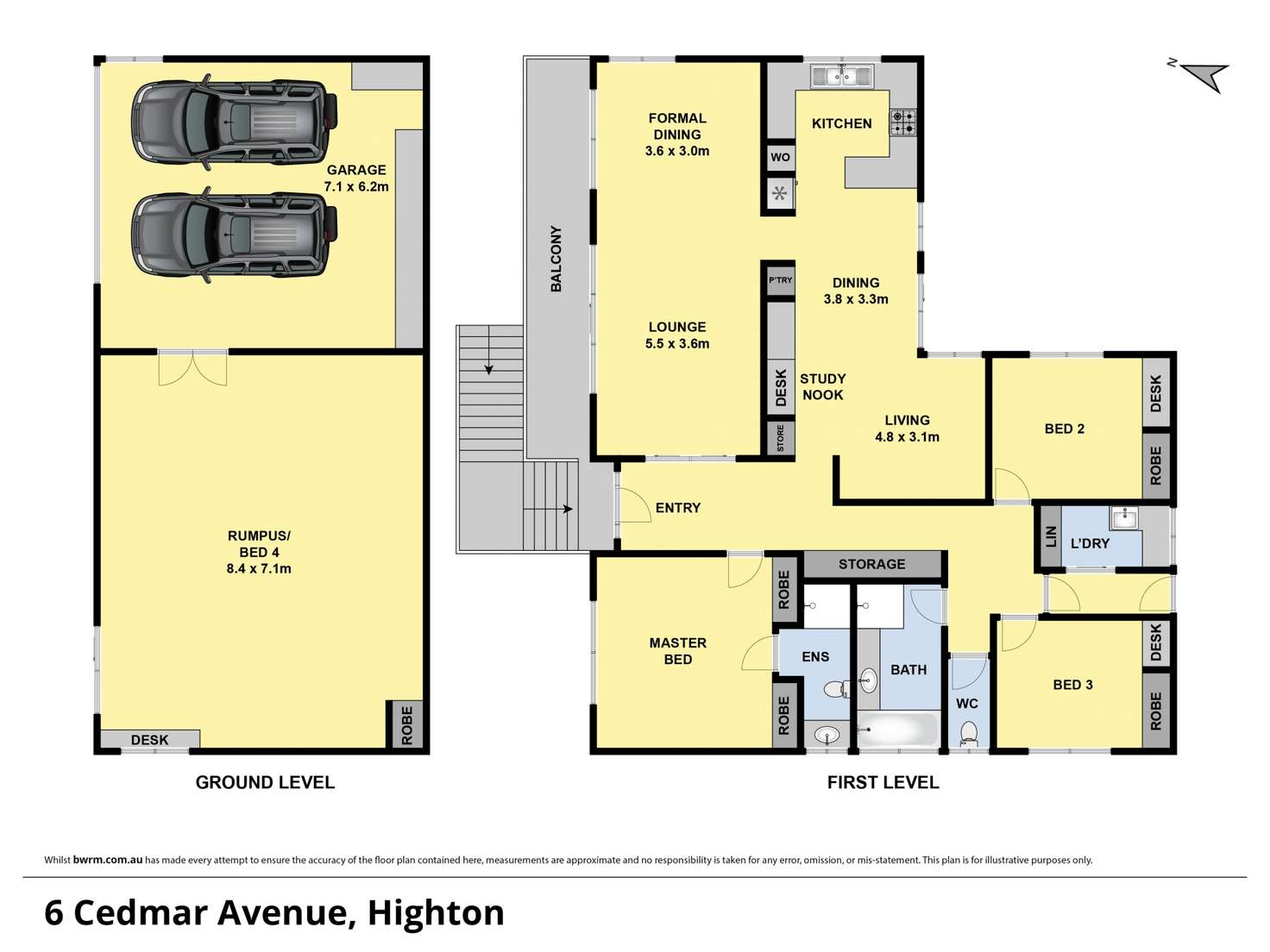 Floorplan of Homely house listing, 6 Cedmar Avenue, Highton VIC 3216