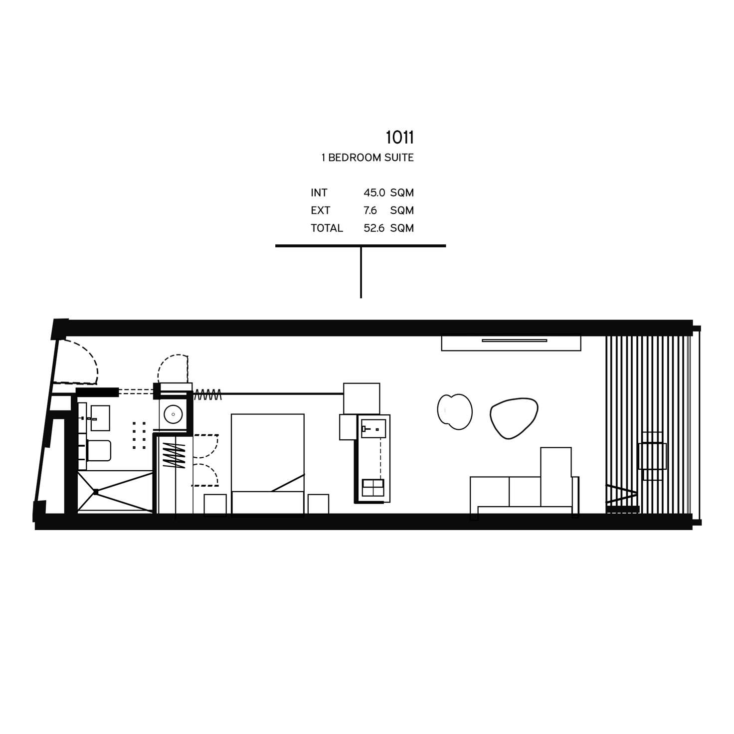Floorplan of Homely apartment listing, 1211/8 PARK LANE, Chippendale NSW 2008