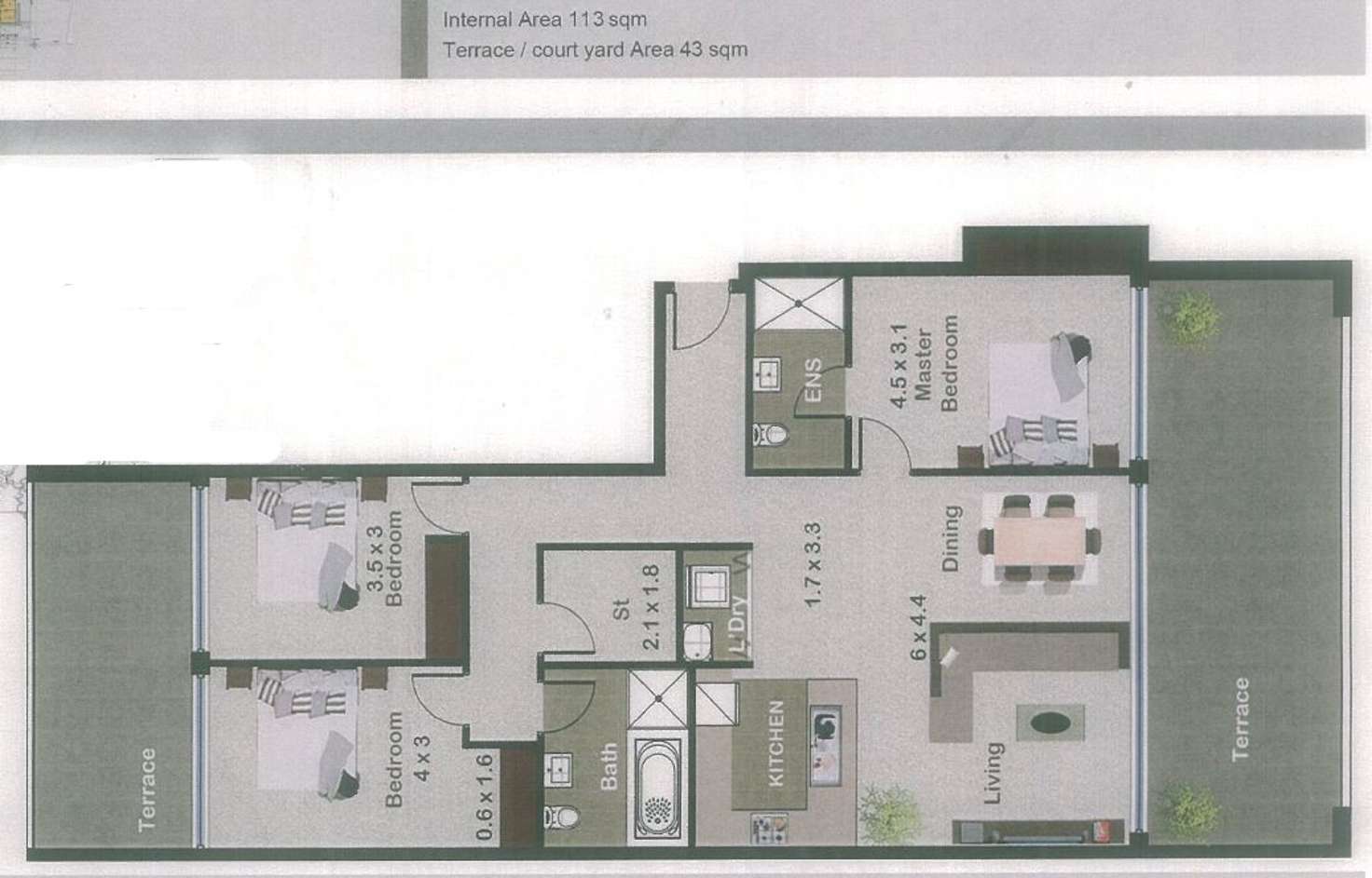 Floorplan of Homely apartment listing, 53/45 Bonar Street, Arncliffe NSW 2205