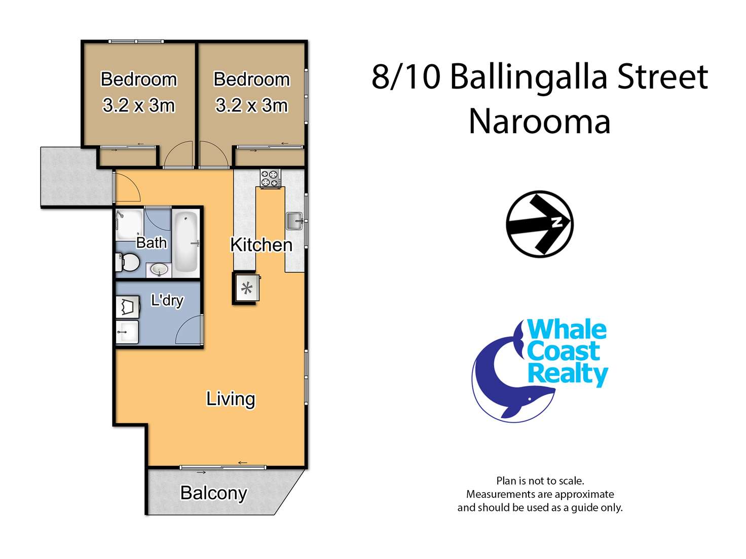 Floorplan of Homely apartment listing, 8/10 Ballingalla Street, Narooma NSW 2546