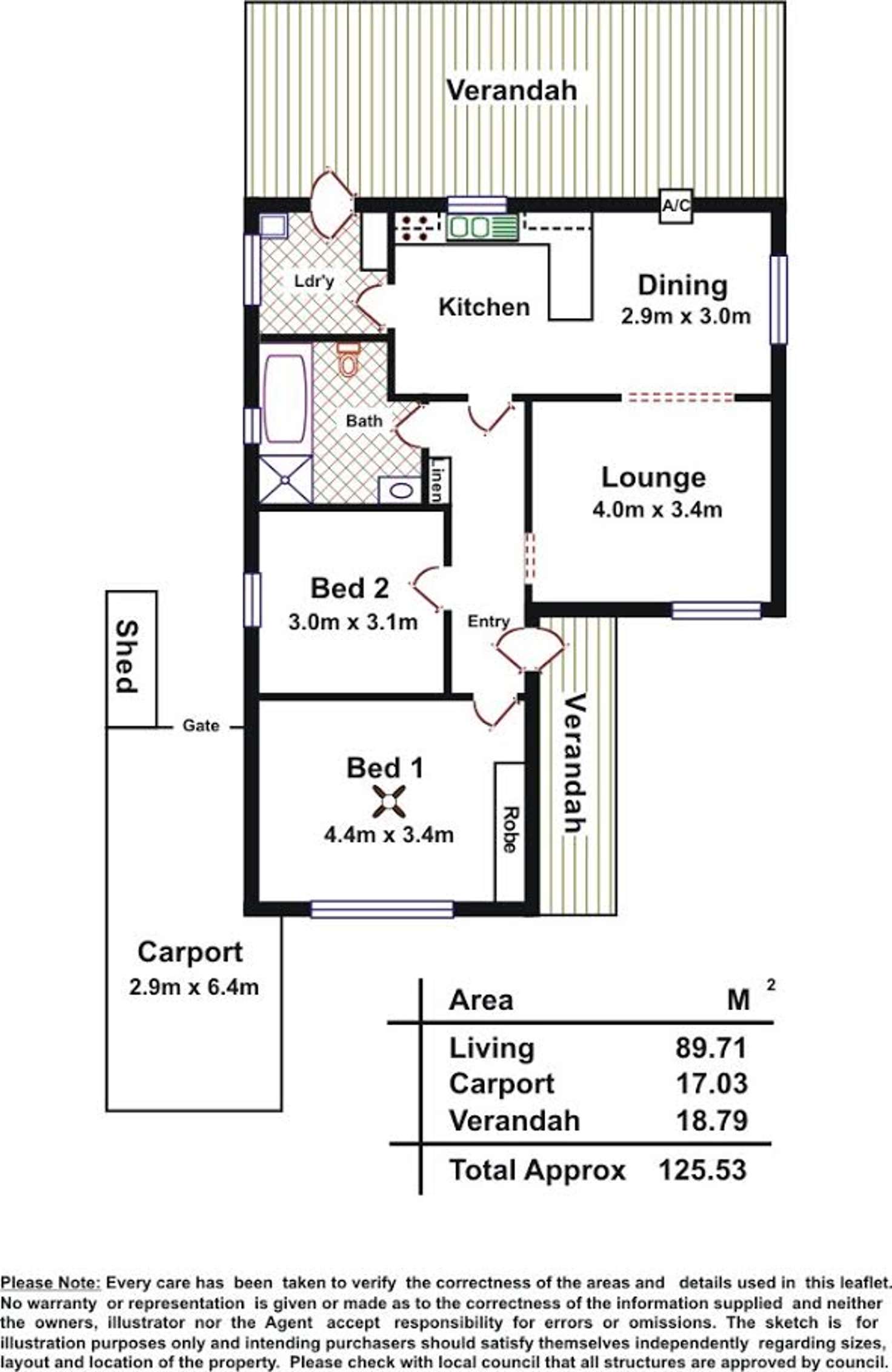 Floorplan of Homely house listing, 1/33 Lucas Street, Richmond SA 5033