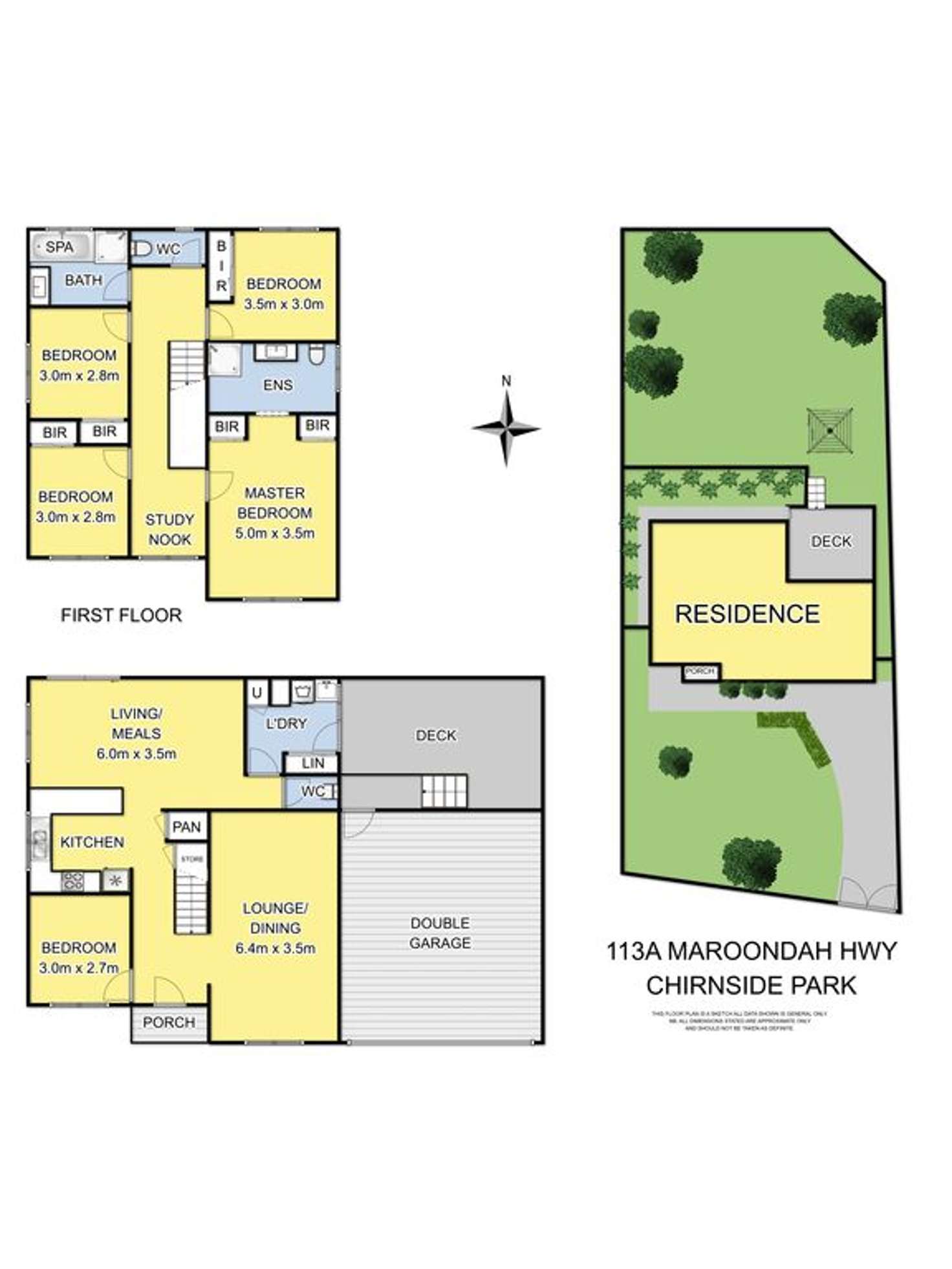 Floorplan of Homely house listing, 113A Maroondah Highway, Chirnside Park VIC 3116