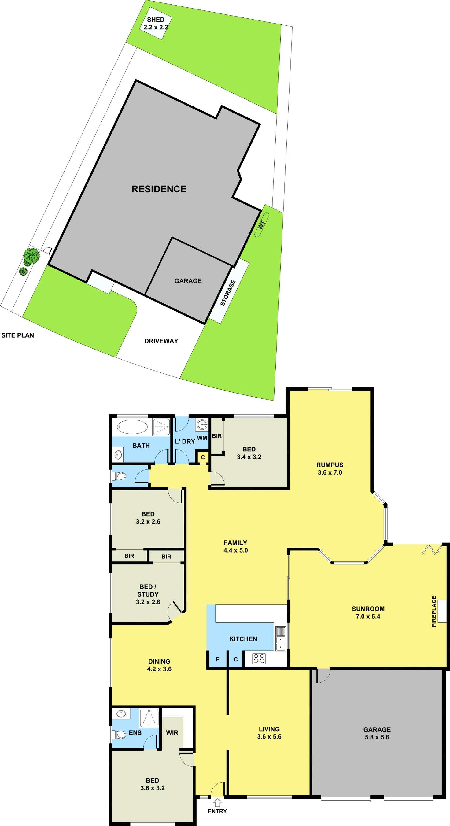 Floorplan of Homely house listing, 37 Lantana Drive, Narre Warren VIC 3805