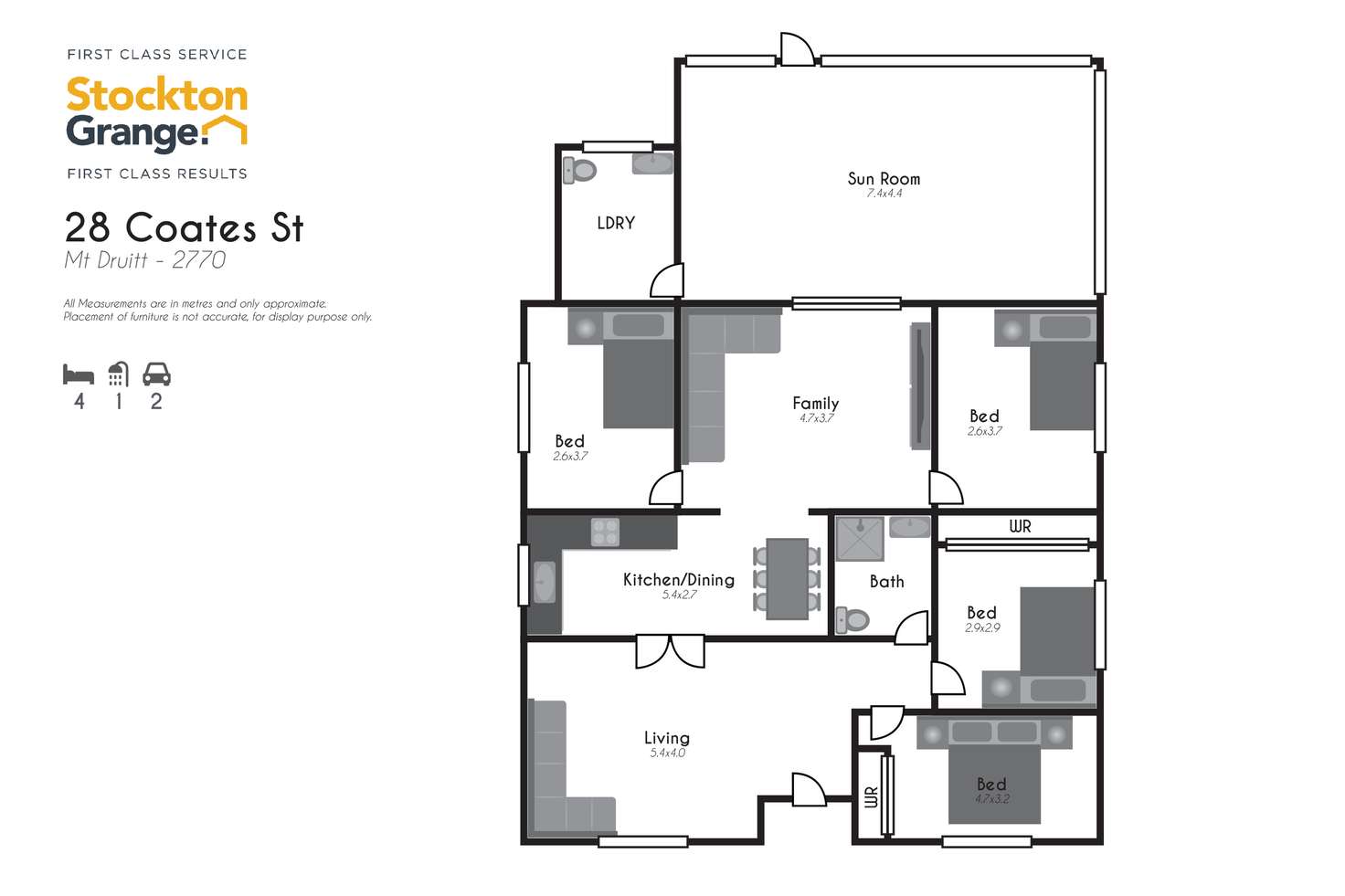 Floorplan of Homely house listing, 28 COATES STREET, Mount Druitt NSW 2770