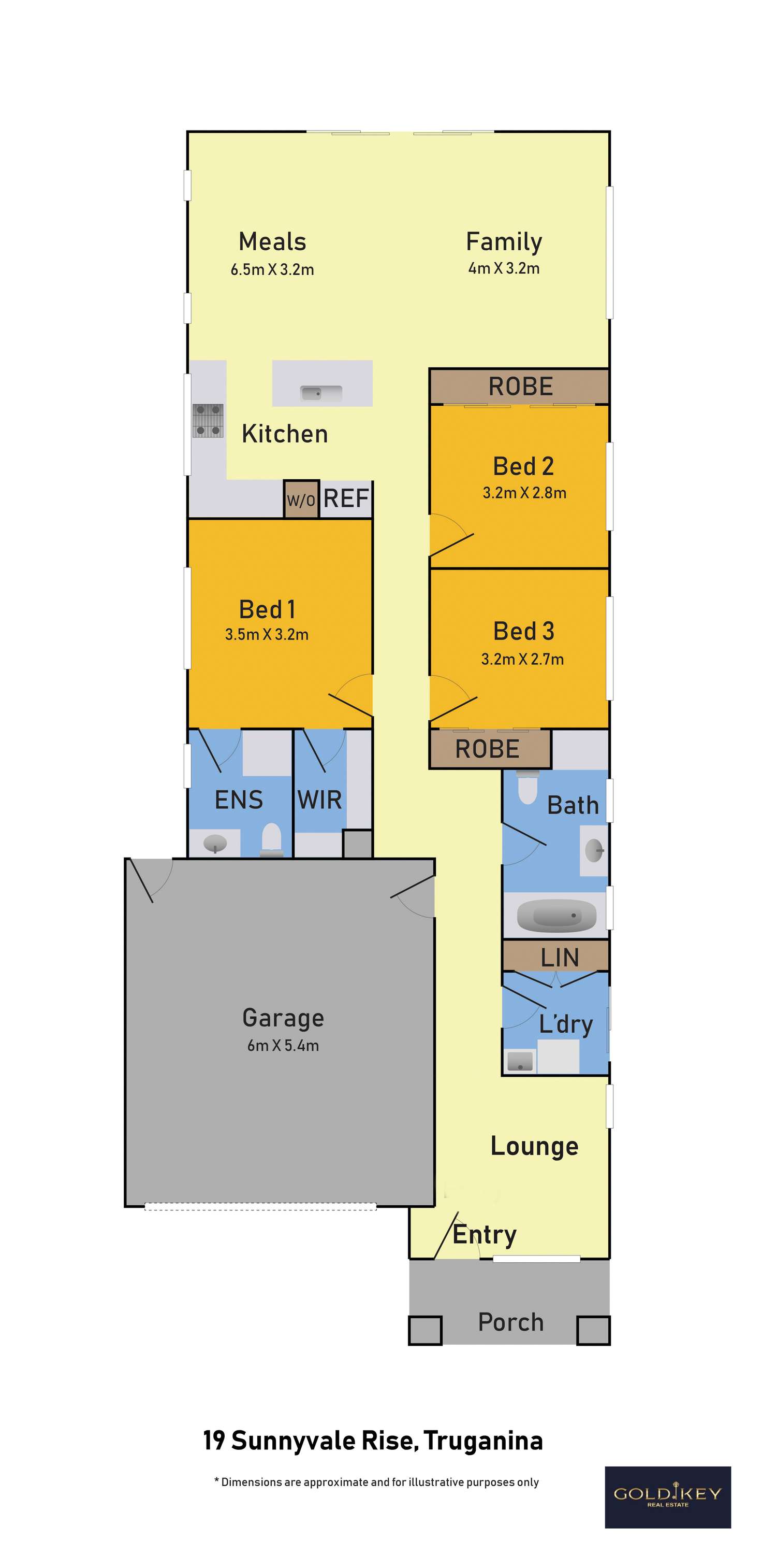 Floorplan of Homely house listing, 19 Sunnyvale Rise, Truganina VIC 3029