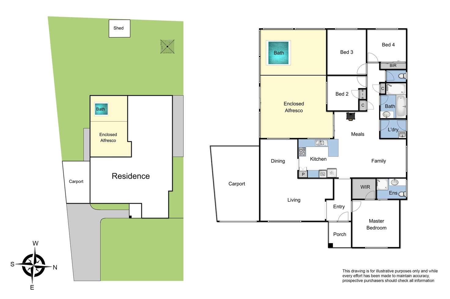 Floorplan of Homely house listing, 51 Maramba Drive, Narre Warren VIC 3805