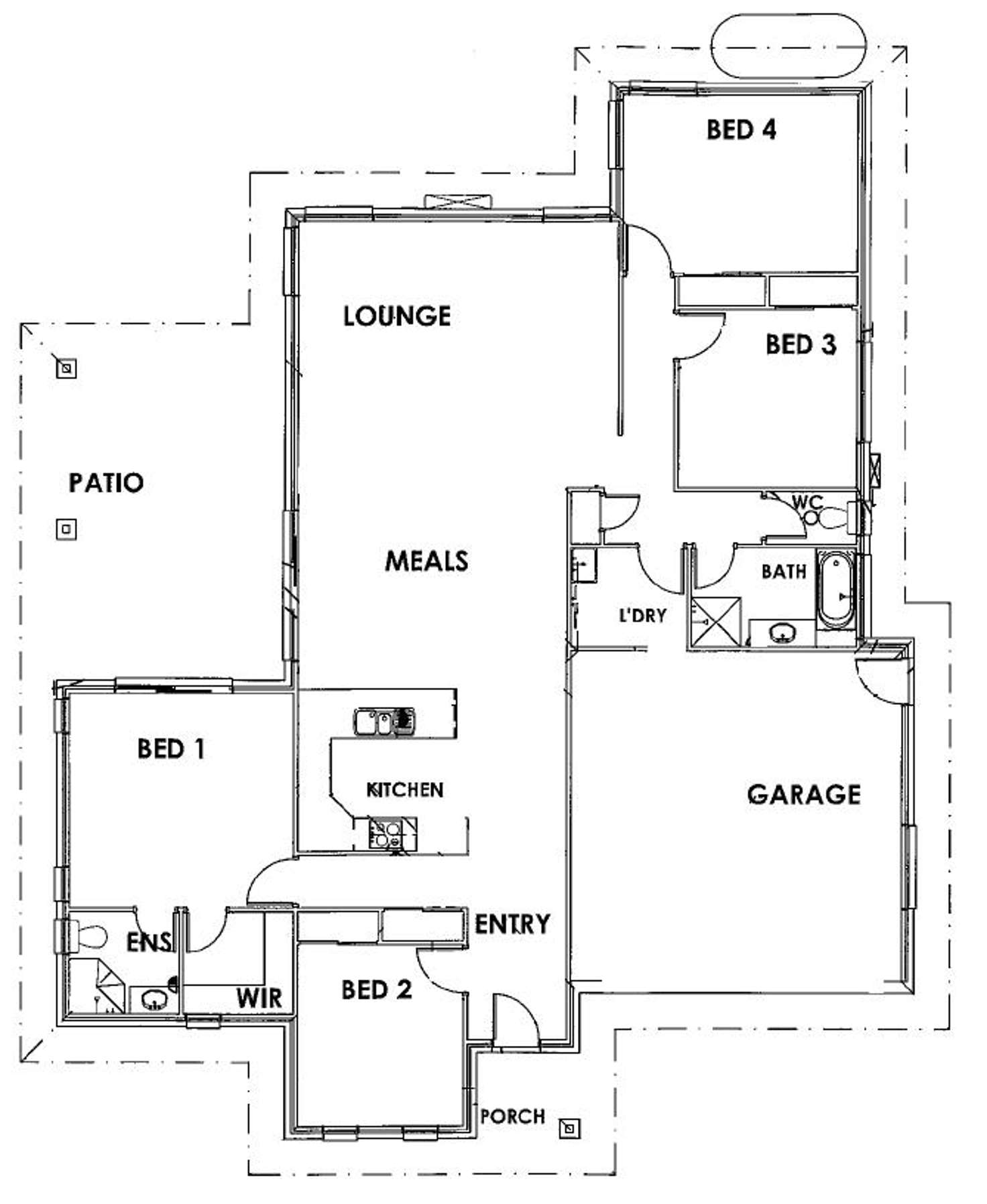 Floorplan of Homely house listing, 4 Dior Place, Wulkuraka QLD 4305
