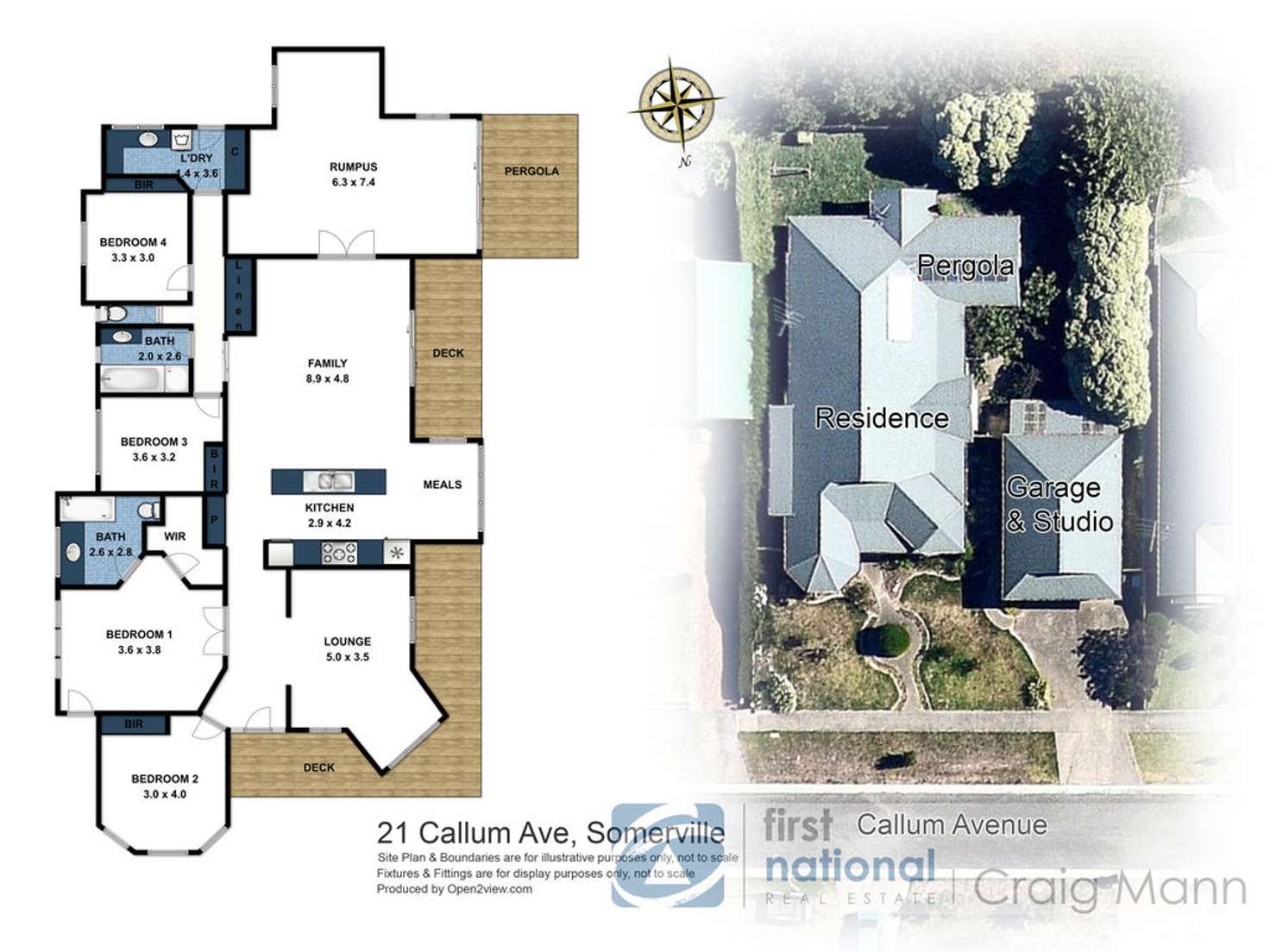 Floorplan of Homely house listing, 21 Callum Avenue, Somerville VIC 3912