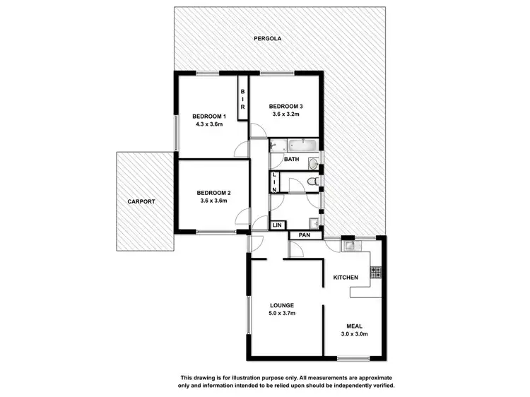Floorplan of Homely house listing, 16 Bryant Street, Millicent SA 5280