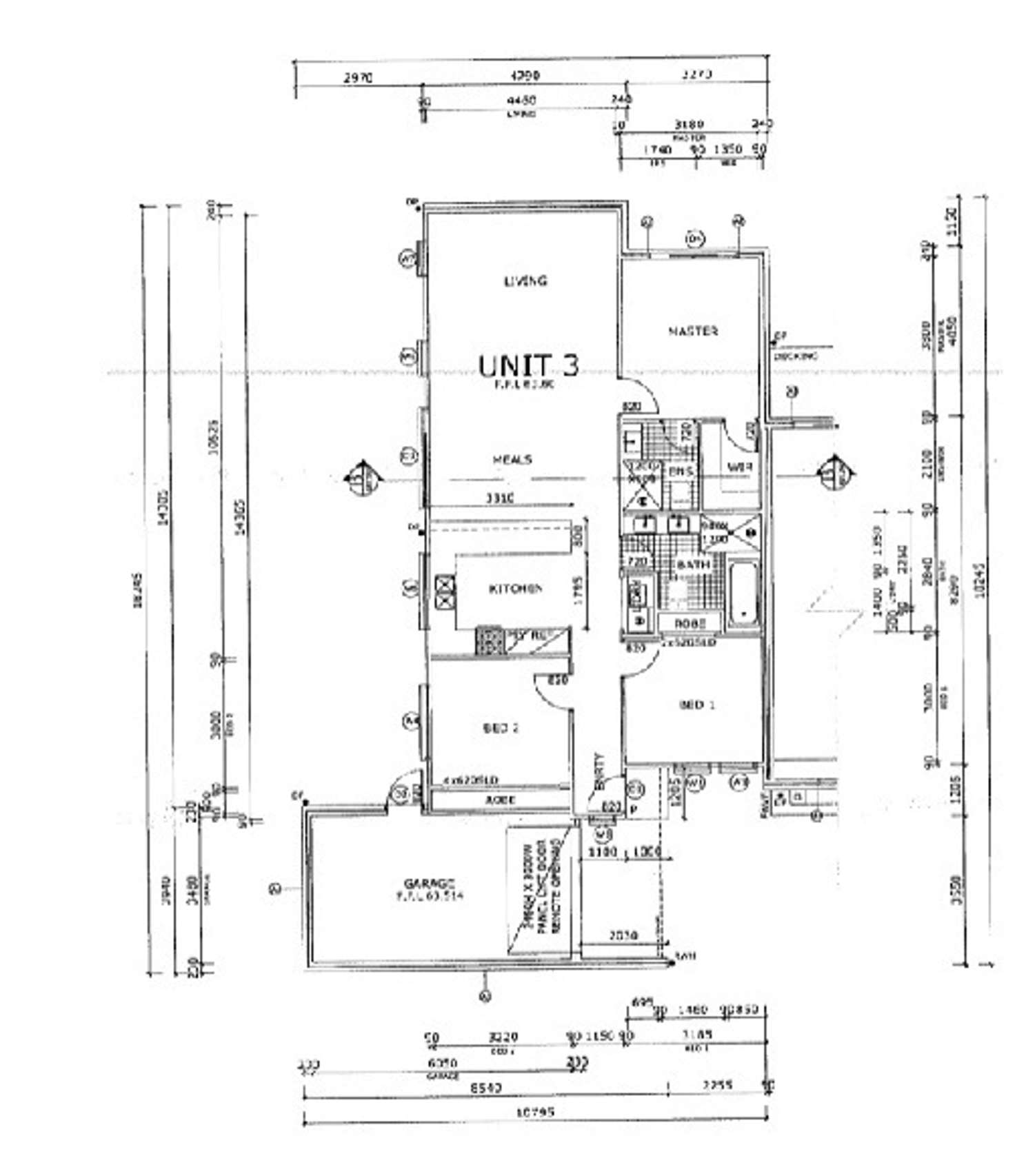 Floorplan of Homely townhouse listing, 3/645 Pascoe Vale Road, Oak Park VIC 3046