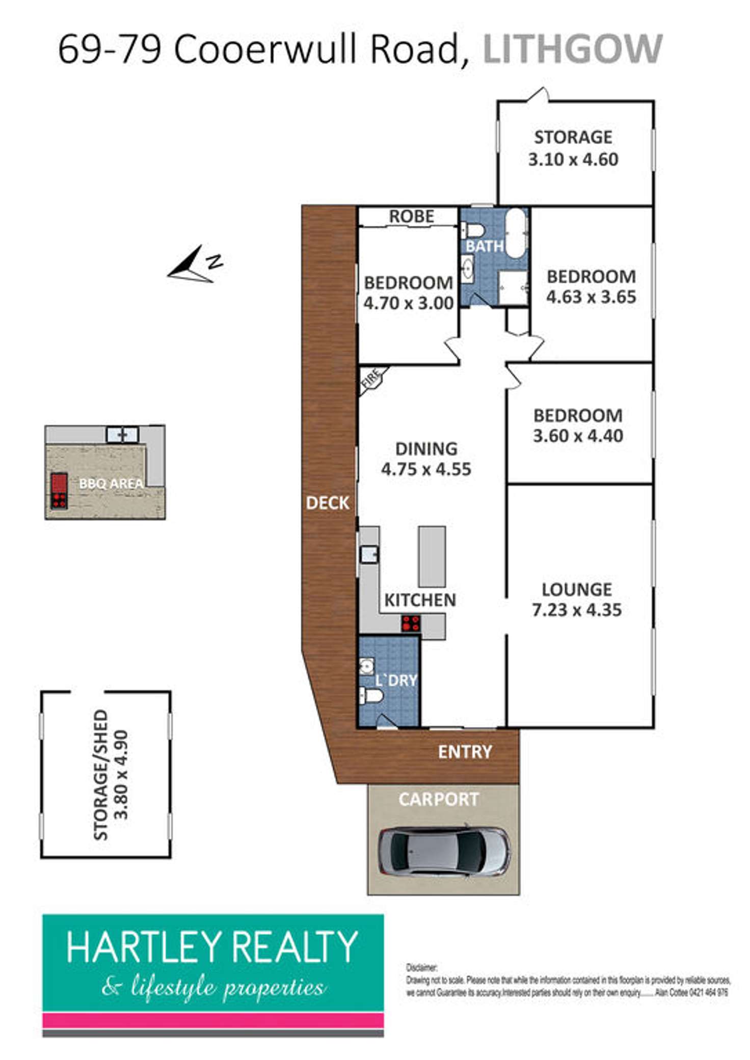 Floorplan of Homely house listing, 69 COOERWULL ROAD, Bowenfels NSW 2790
