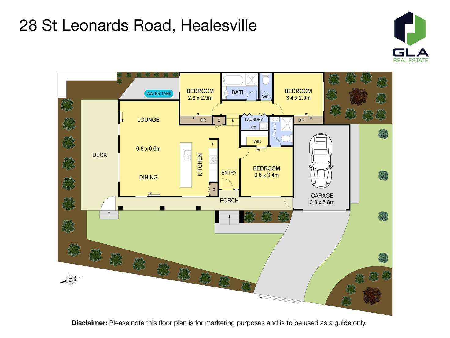 Floorplan of Homely house listing, 28 St Leonards Road, Healesville VIC 3777