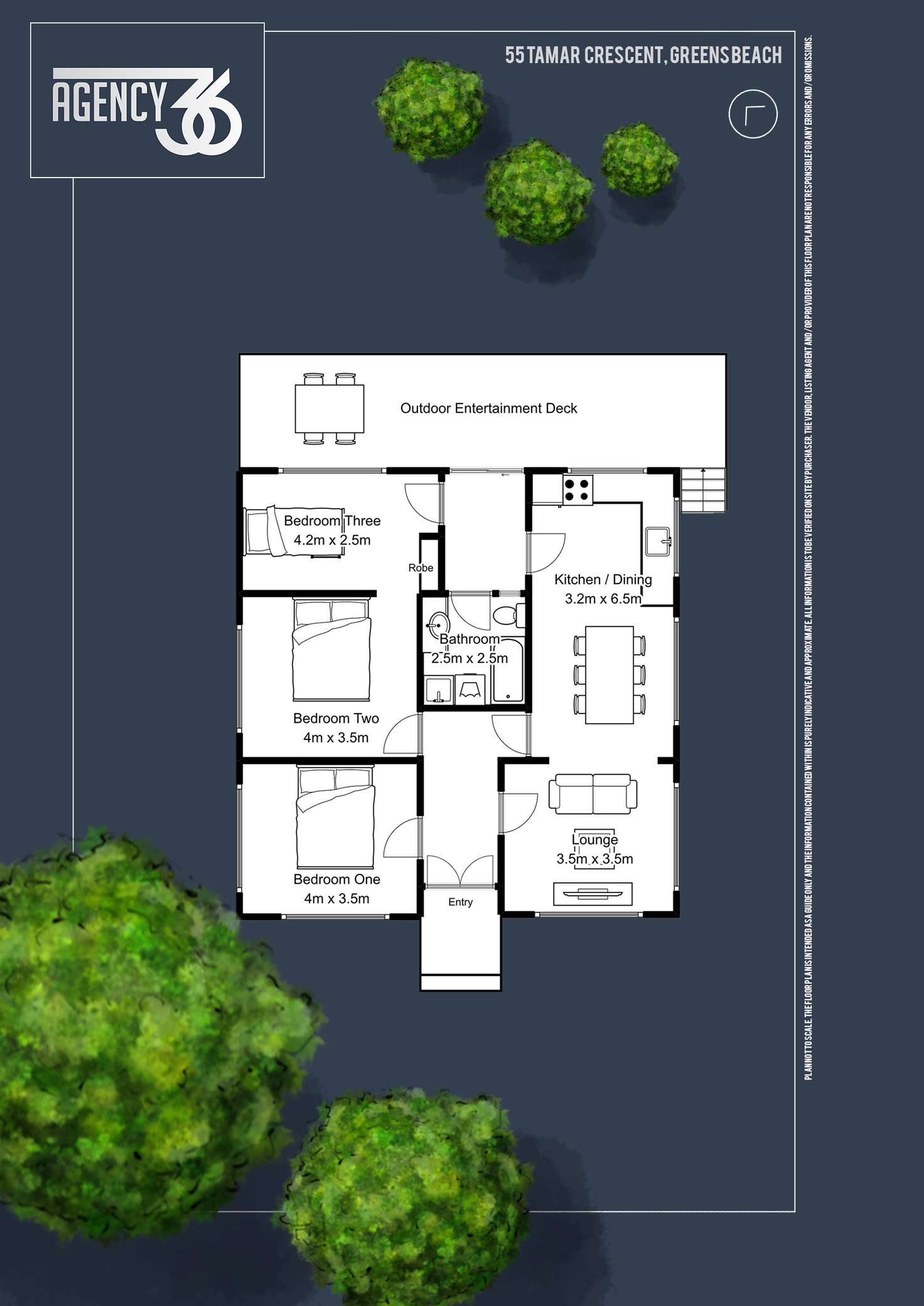 Floorplan of Homely house listing, 55 Tamar Crescent, Greens Beach TAS 7270