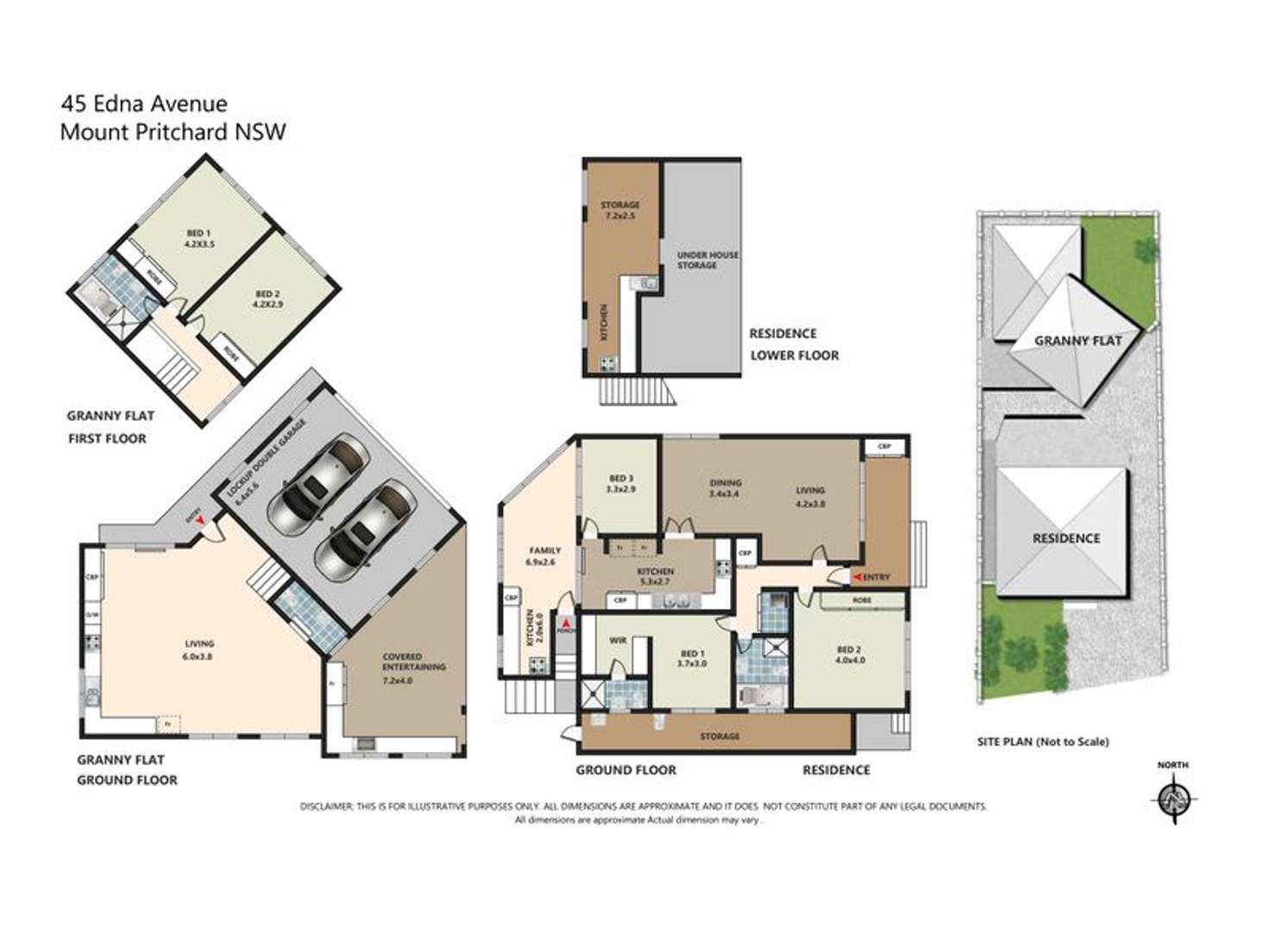 Floorplan of Homely house listing, 45 Edna Avenue, Mount Pritchard NSW 2170