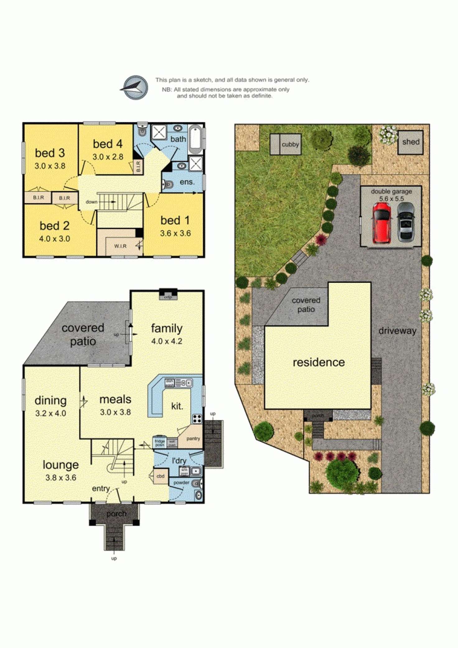 Floorplan of Homely house listing, 1 Yarraridge Drive, Chirnside Park VIC 3116