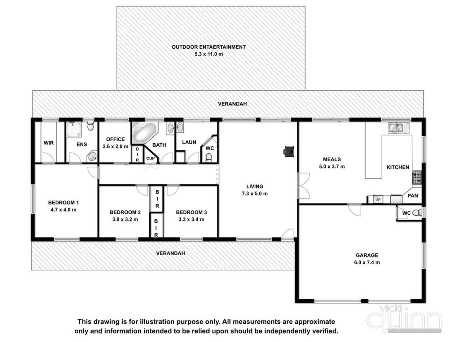 Floorplan of Homely house listing, 2 Oakland Court, Mount Gambier SA 5290