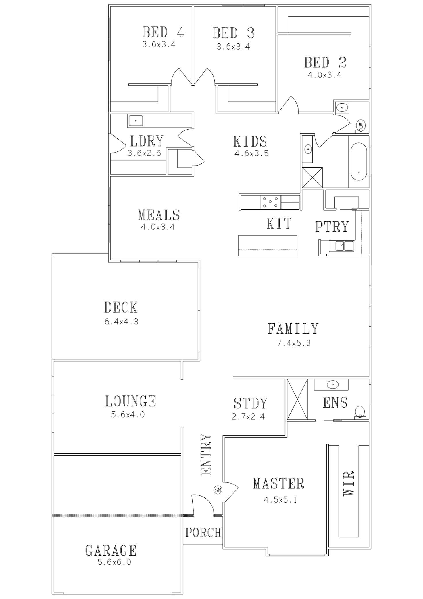 Floorplan of Homely house listing, 1a Carawa Street, Cockatoo VIC 3781