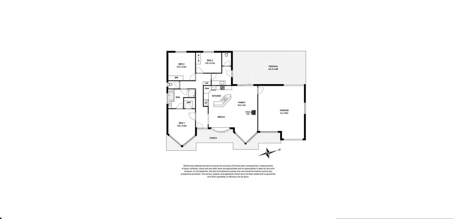 Floorplan of Homely house listing, 13 Dover Court, Mount Gambier SA 5290