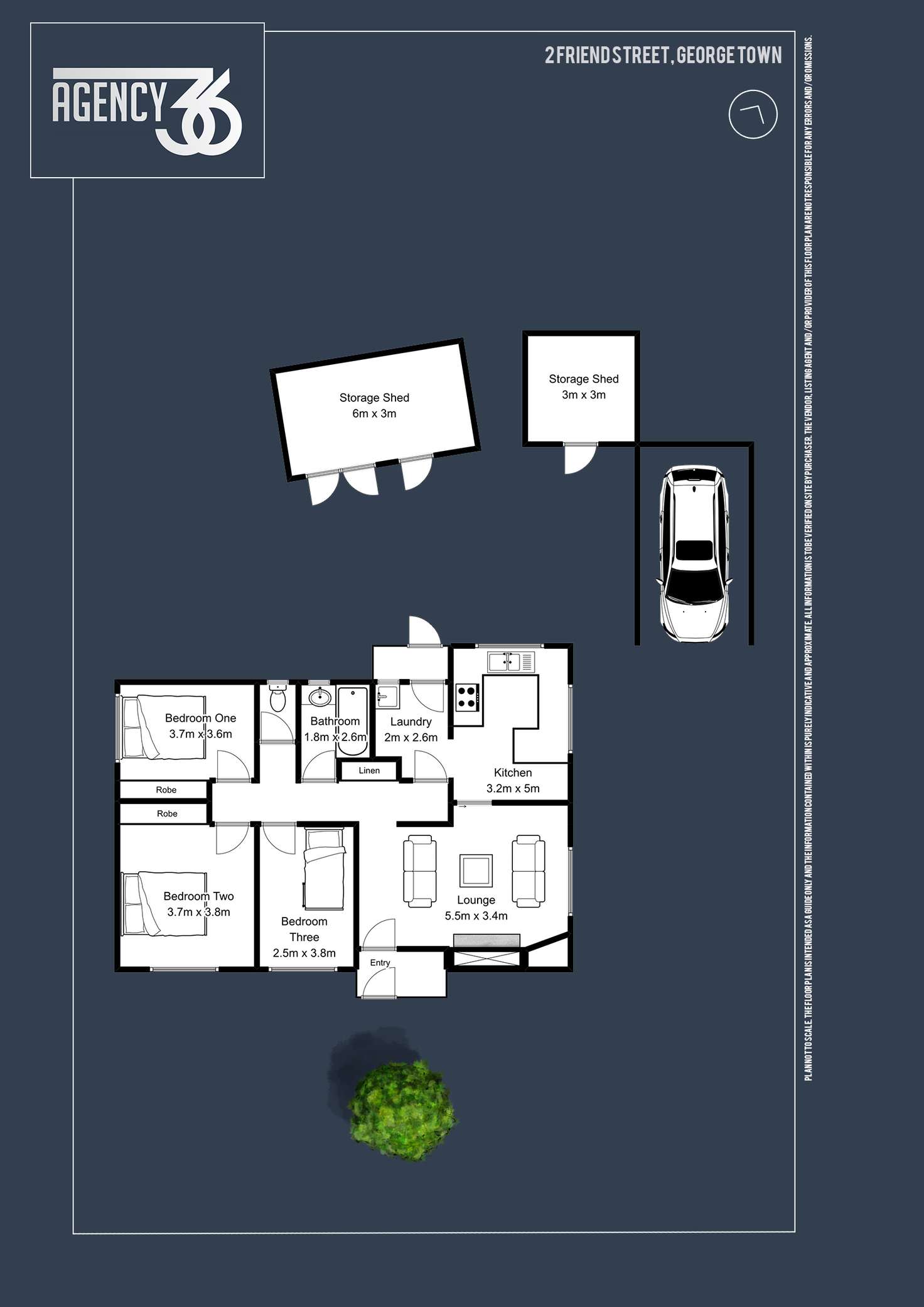 Floorplan of Homely house listing, 2 Friend Street, George Town TAS 7253