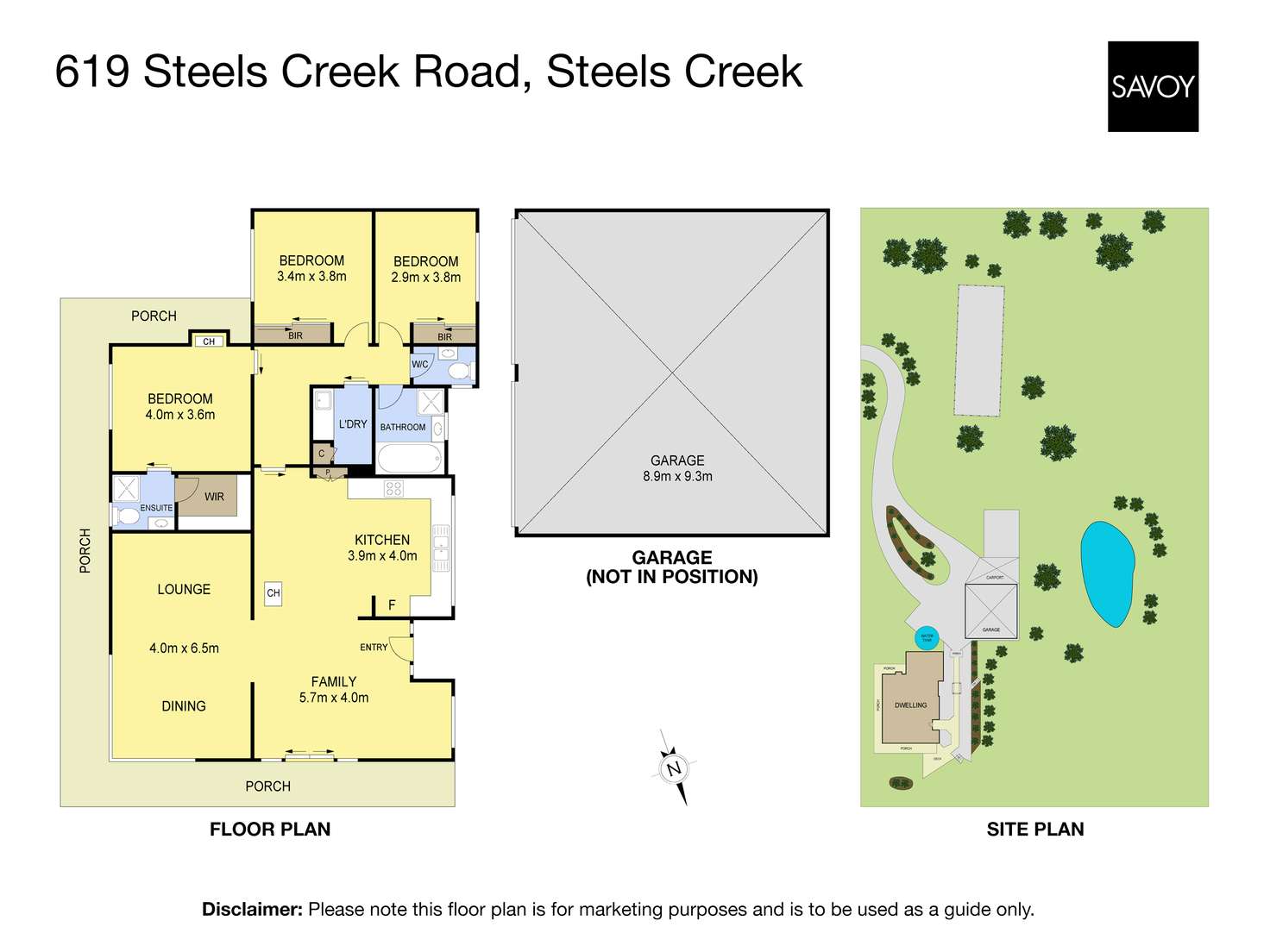 Floorplan of Homely house listing, 619 Steels Creek Road, Steels Creek VIC 3775