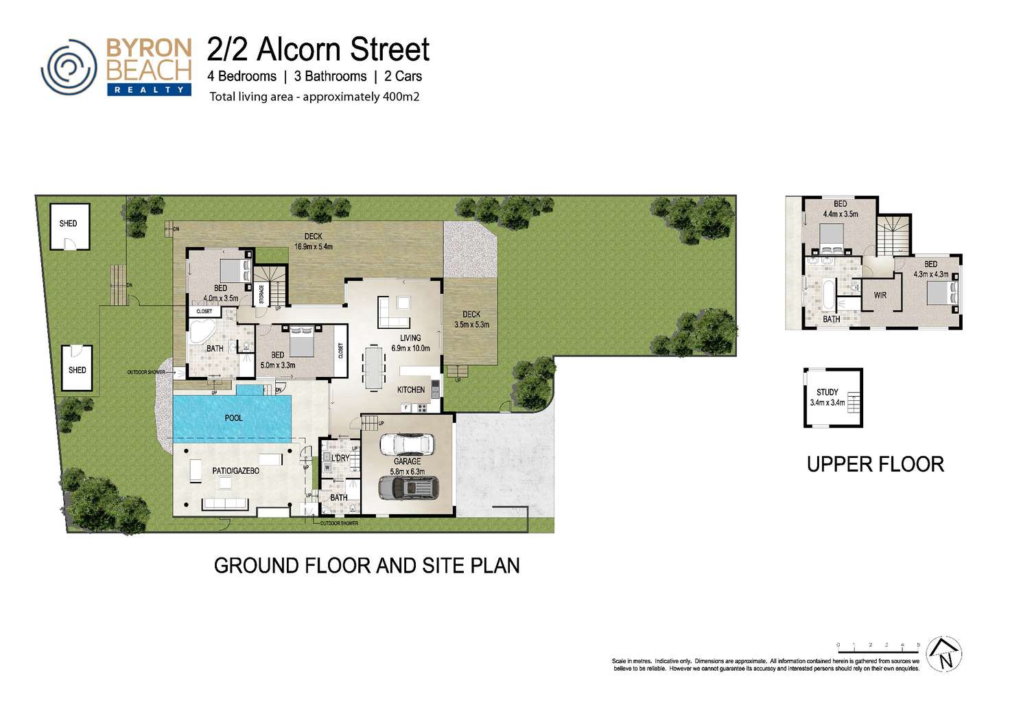 Floorplan of Homely house listing, House 2/2 Alcorn Street, Suffolk Park NSW 2481