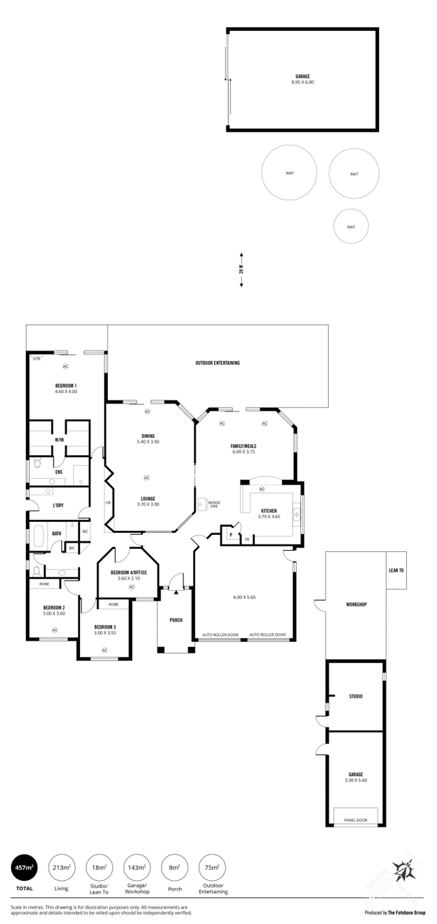 Floorplan of Homely house listing, 5A Victoria Street, Hahndorf SA 5245