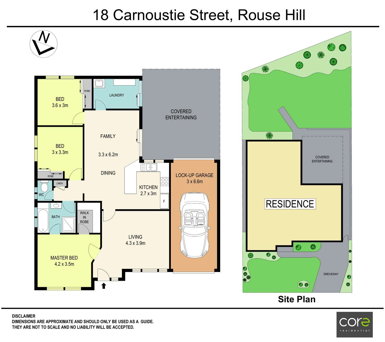Floorplan of Homely house listing, 18 Carnoustie Street, Rouse Hill NSW 2155