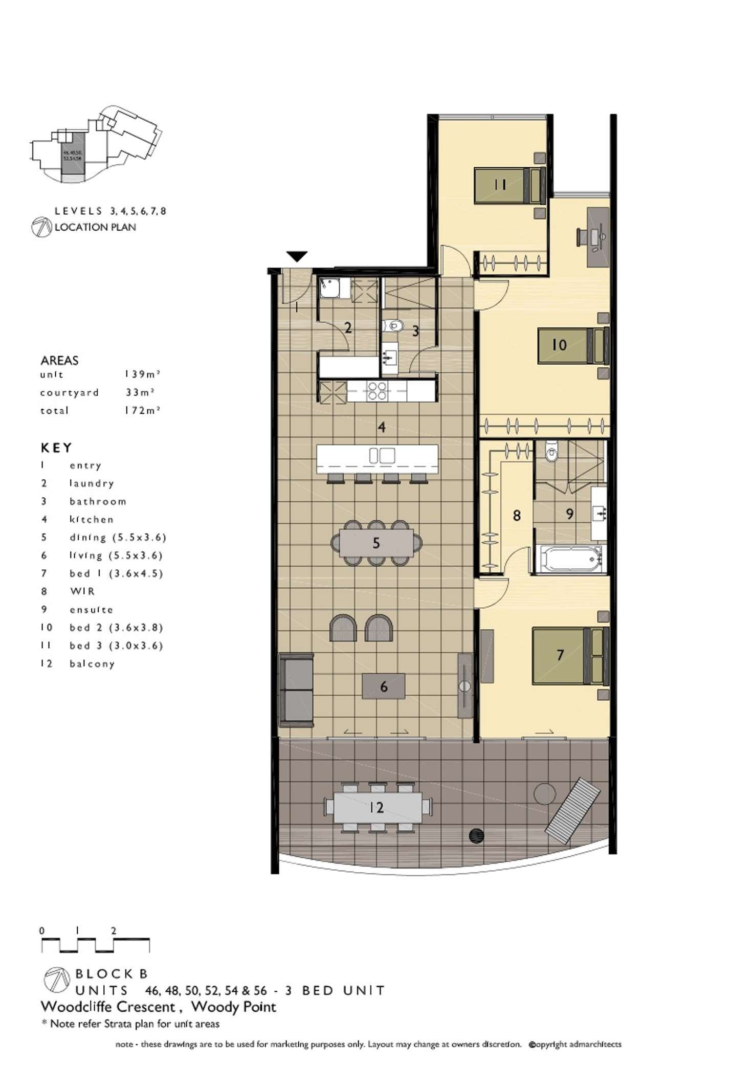 Floorplan of Homely apartment listing, 52/36 WOODCLIFFE CRESCENT, Woody Point QLD 4019