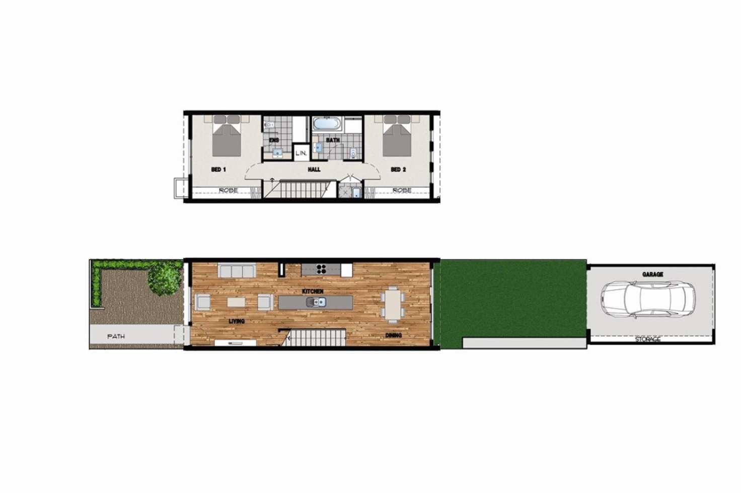 Floorplan of Homely townhouse listing, 123 WATERHAVEN BOULEVARD, Point Cook VIC 3030