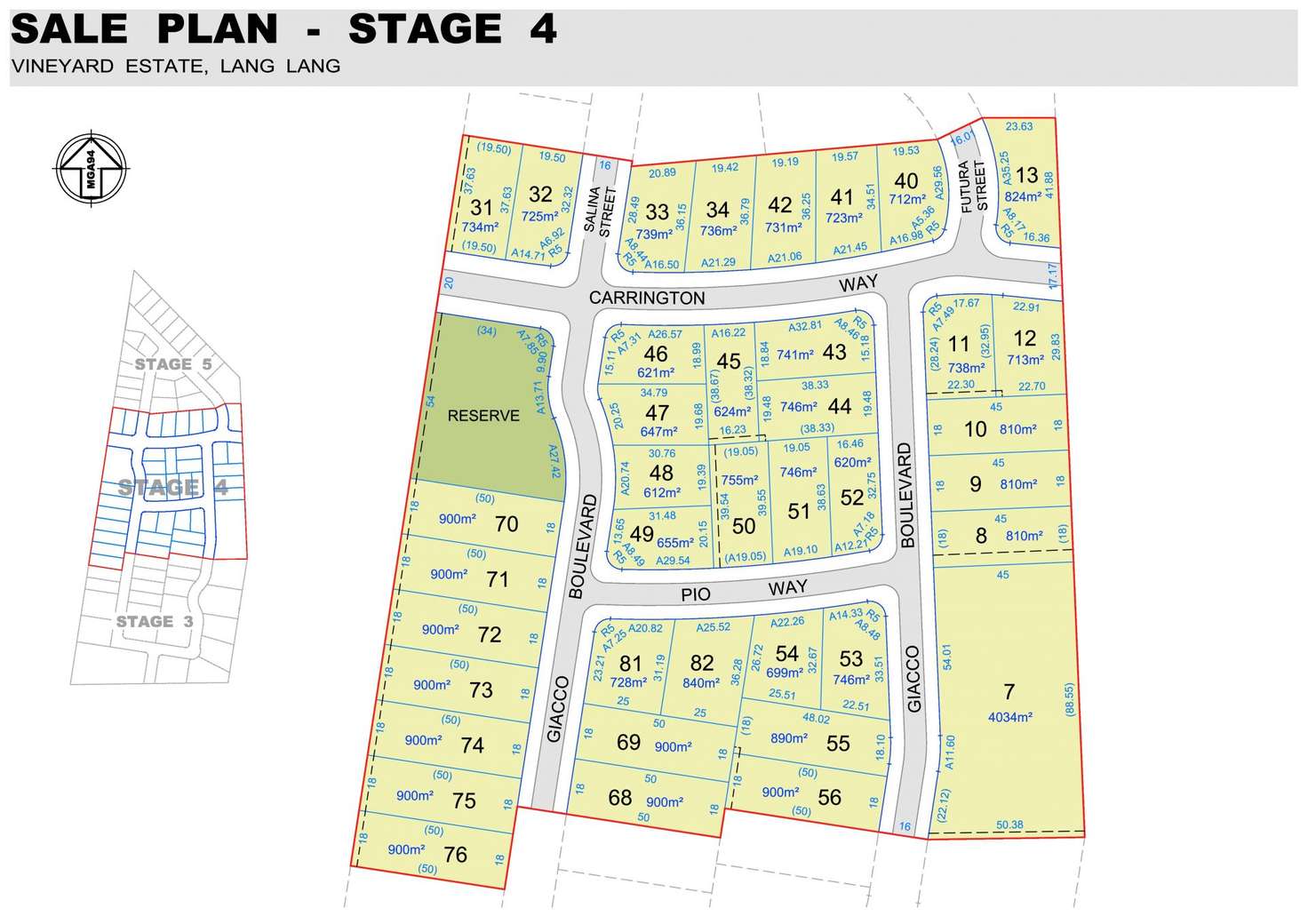 Floorplan of Homely residentialLand listing, Lot 70 Giacco Boulevard, Lang Lang VIC 3984