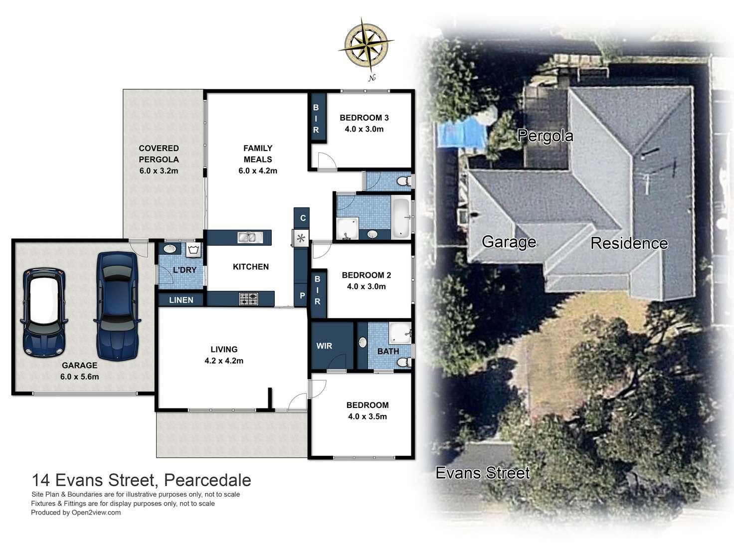 Floorplan of Homely house listing, 14 Evans Street, Pearcedale VIC 3912
