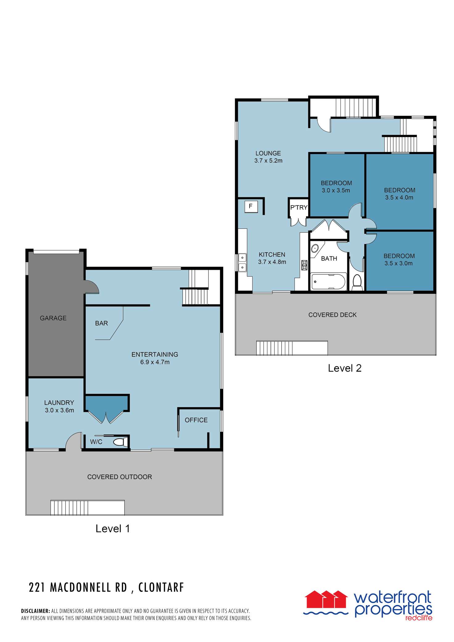 Floorplan of Homely house listing, 221 MACDONNELL ROAD, Clontarf QLD 4019