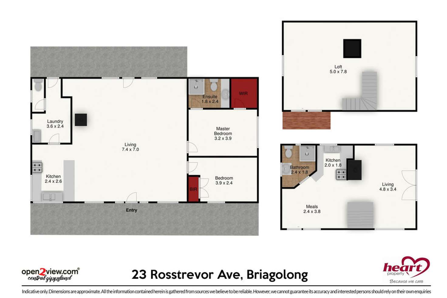 Floorplan of Homely house listing, 23 Rosstrevor Avenue, Briagolong VIC 3860