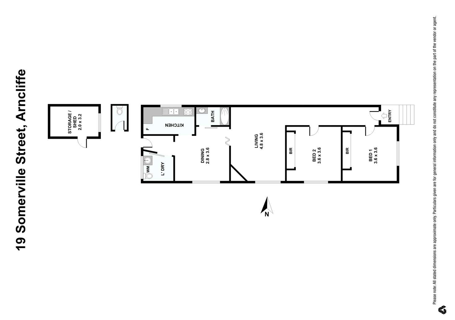 Floorplan of Homely house listing, 19 Somerville Street, Arncliffe NSW 2205