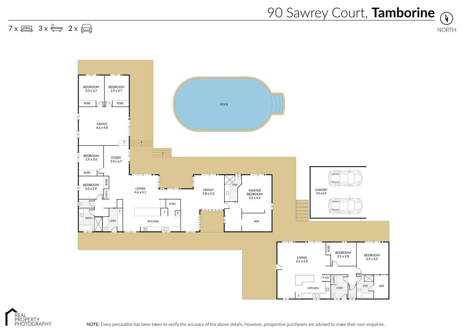 Floorplan of Homely house listing, 90 SAWREY COURT, Tamborine QLD 4270