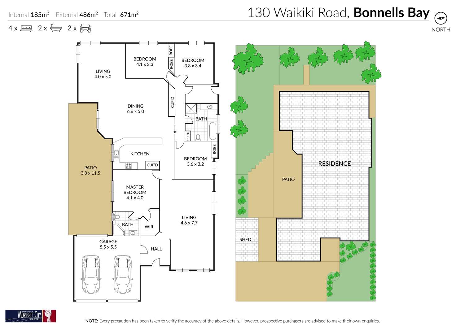 Floorplan of Homely house listing, 130 Waikiki Road, Bonnells Bay NSW 2264