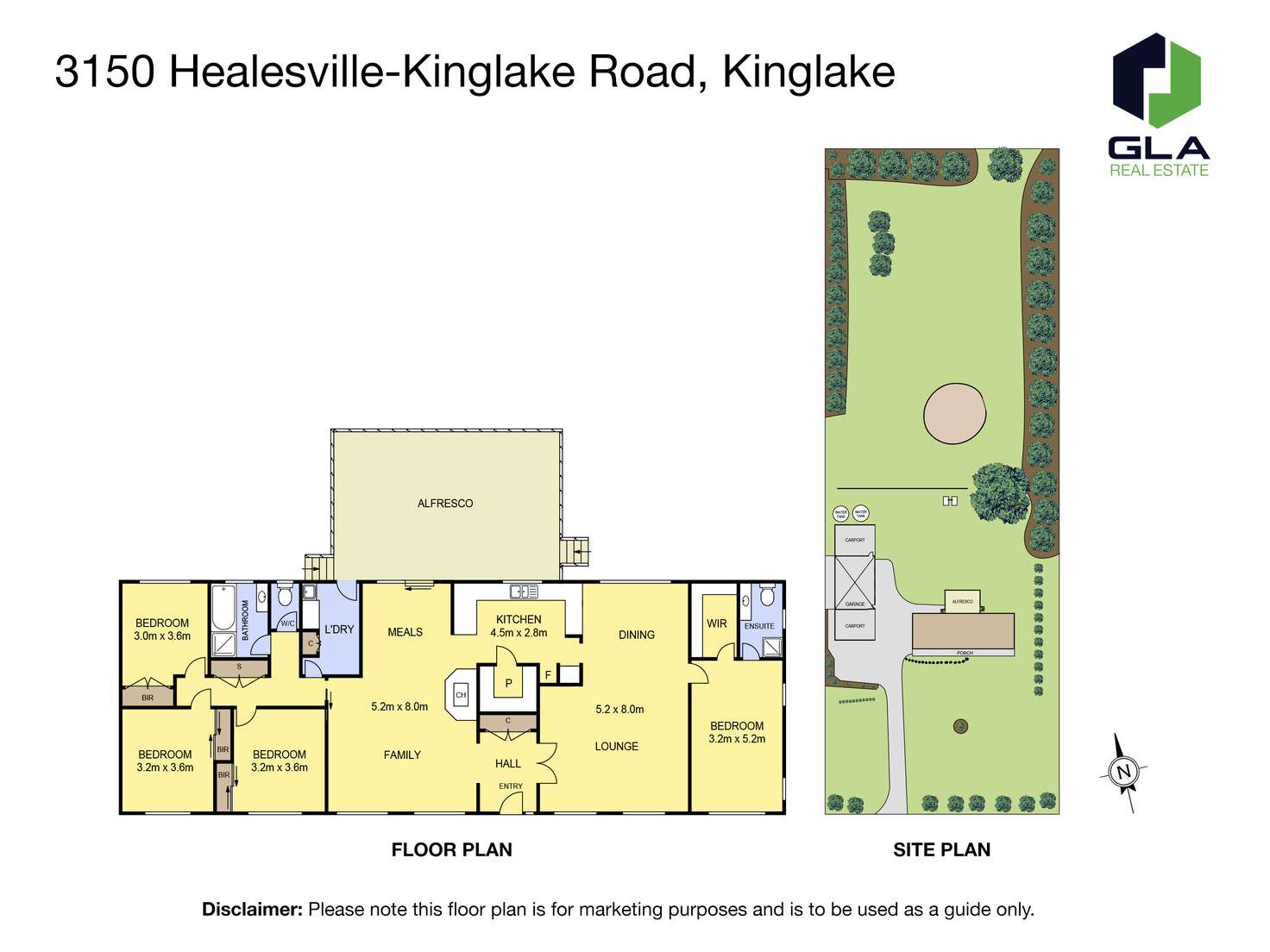 Floorplan of Homely house listing, 3150 Healesville-Kinglake Road, Kinglake VIC 3763