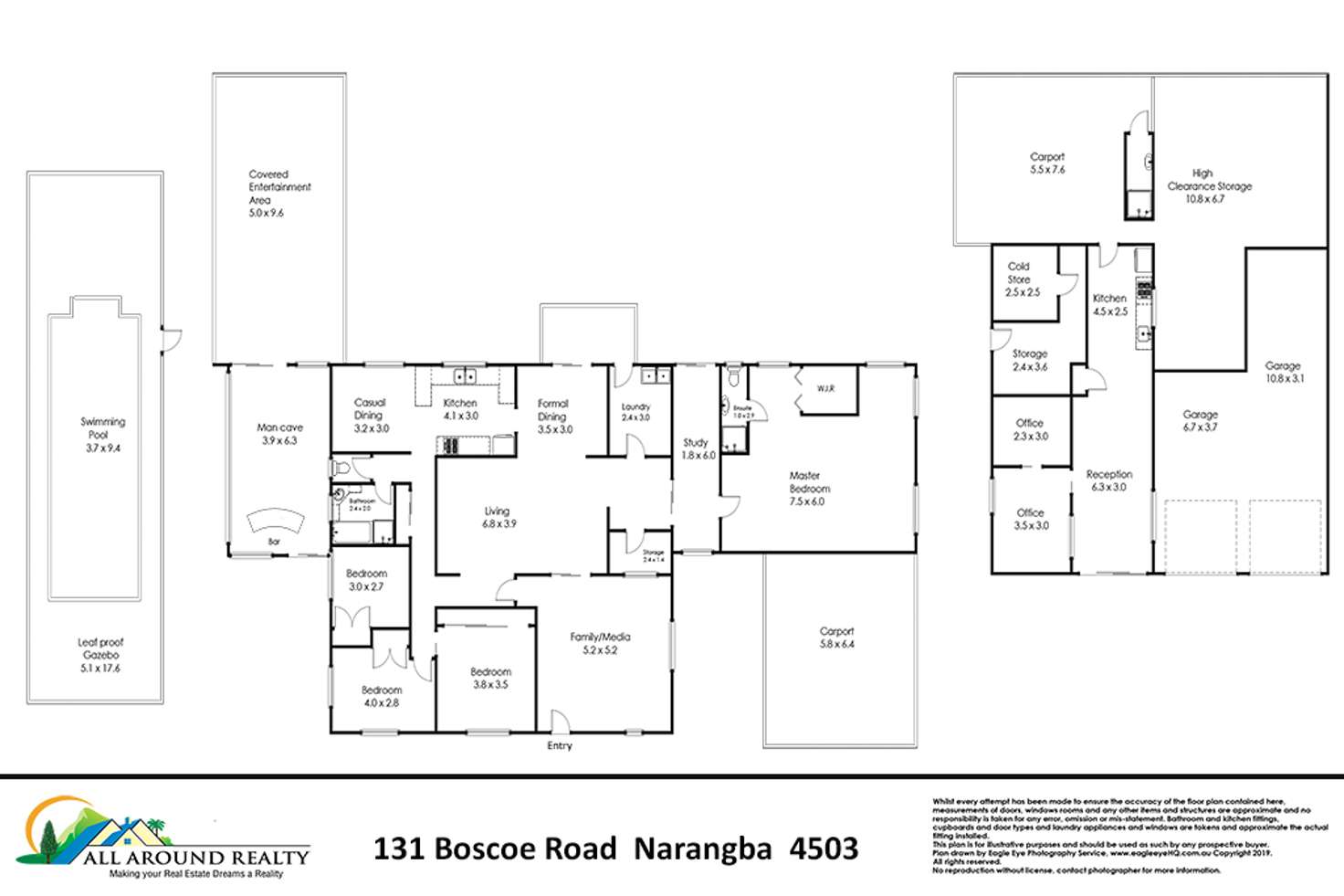 Floorplan of Homely house listing, 131 Boscoe Road, Narangba QLD 4504