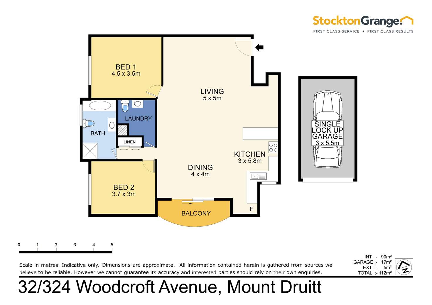 Floorplan of Homely unit listing, 32/324 Woodstock Avenue, Mount Druitt NSW 2770