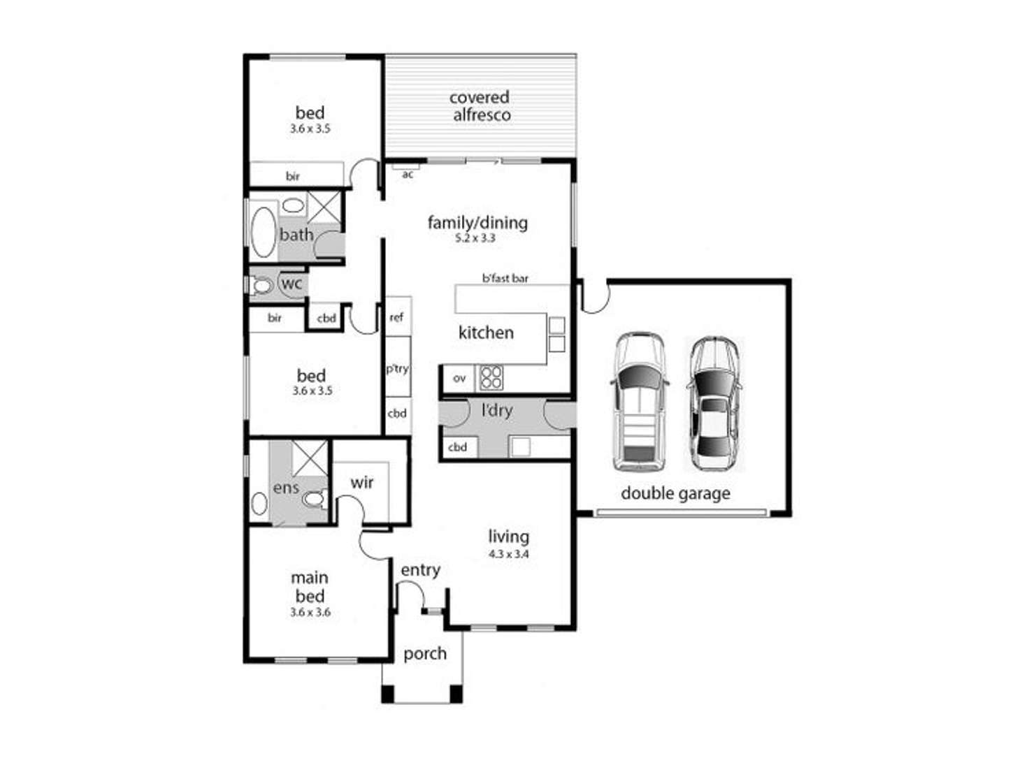 Floorplan of Homely townhouse listing, 4/100 Beleura Hill Road, Mornington VIC 3931