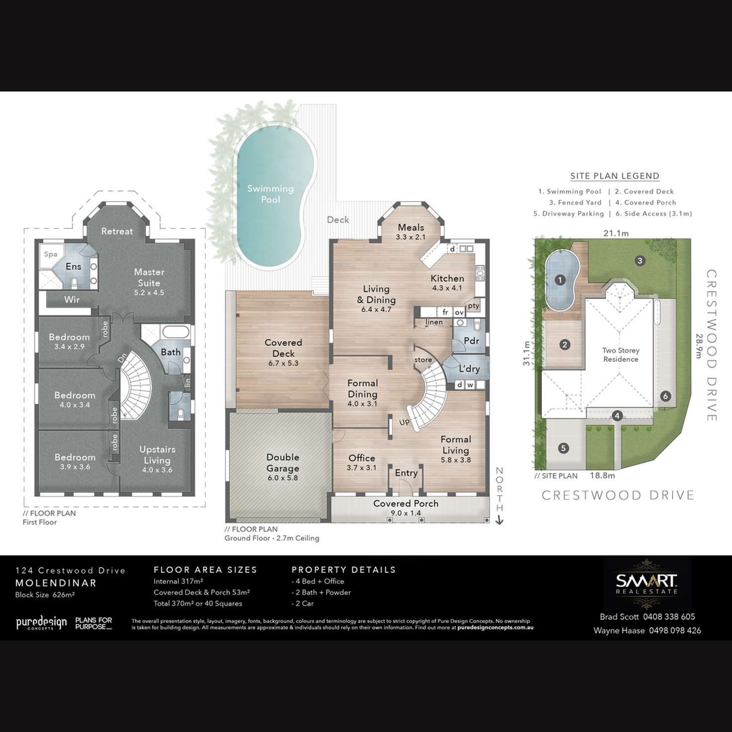 Floorplan of Homely house listing, 124 Crestwood Drive, Molendinar QLD 4214