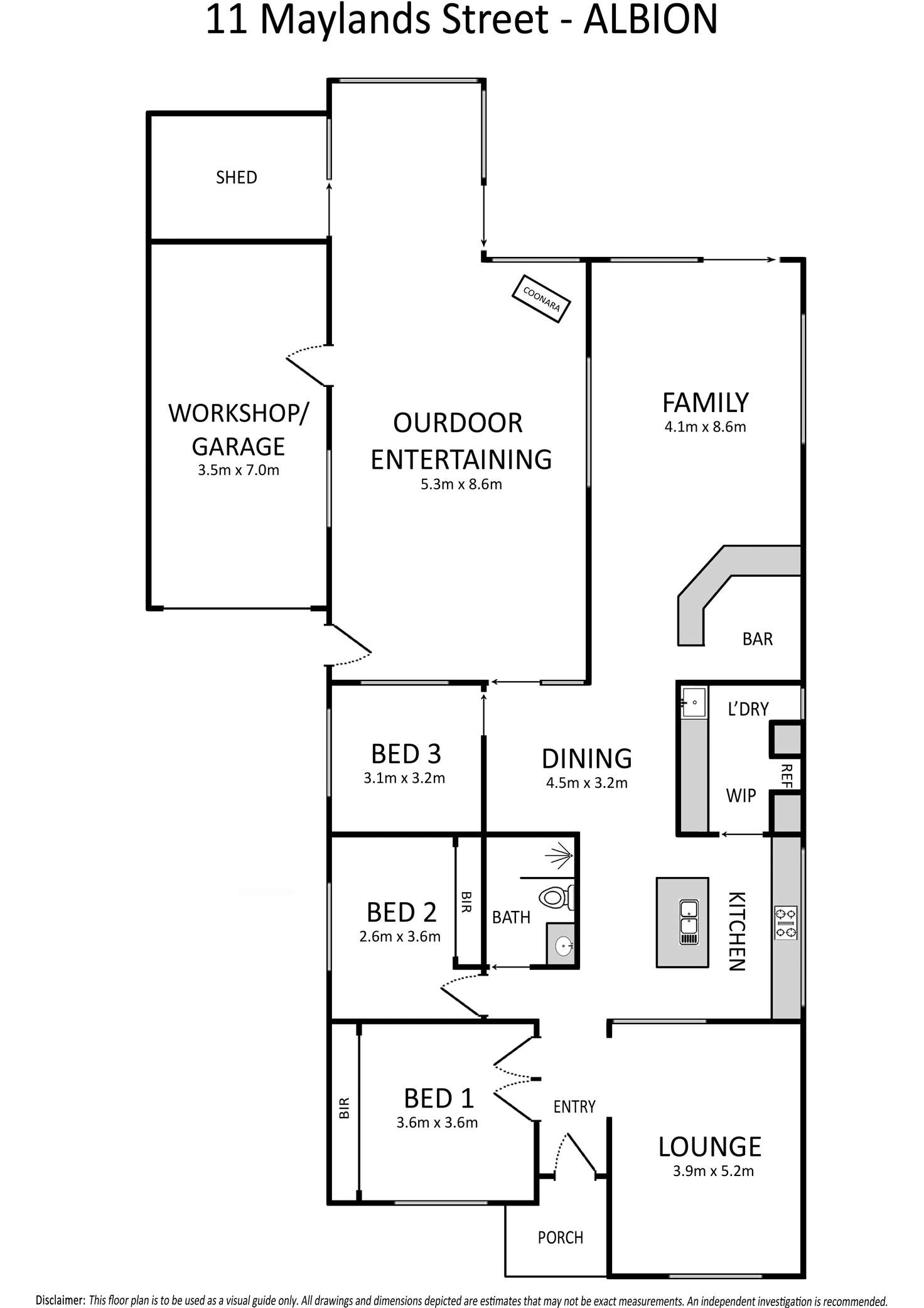 Floorplan of Homely house listing, 11 Maylands Street, Albion VIC 3020