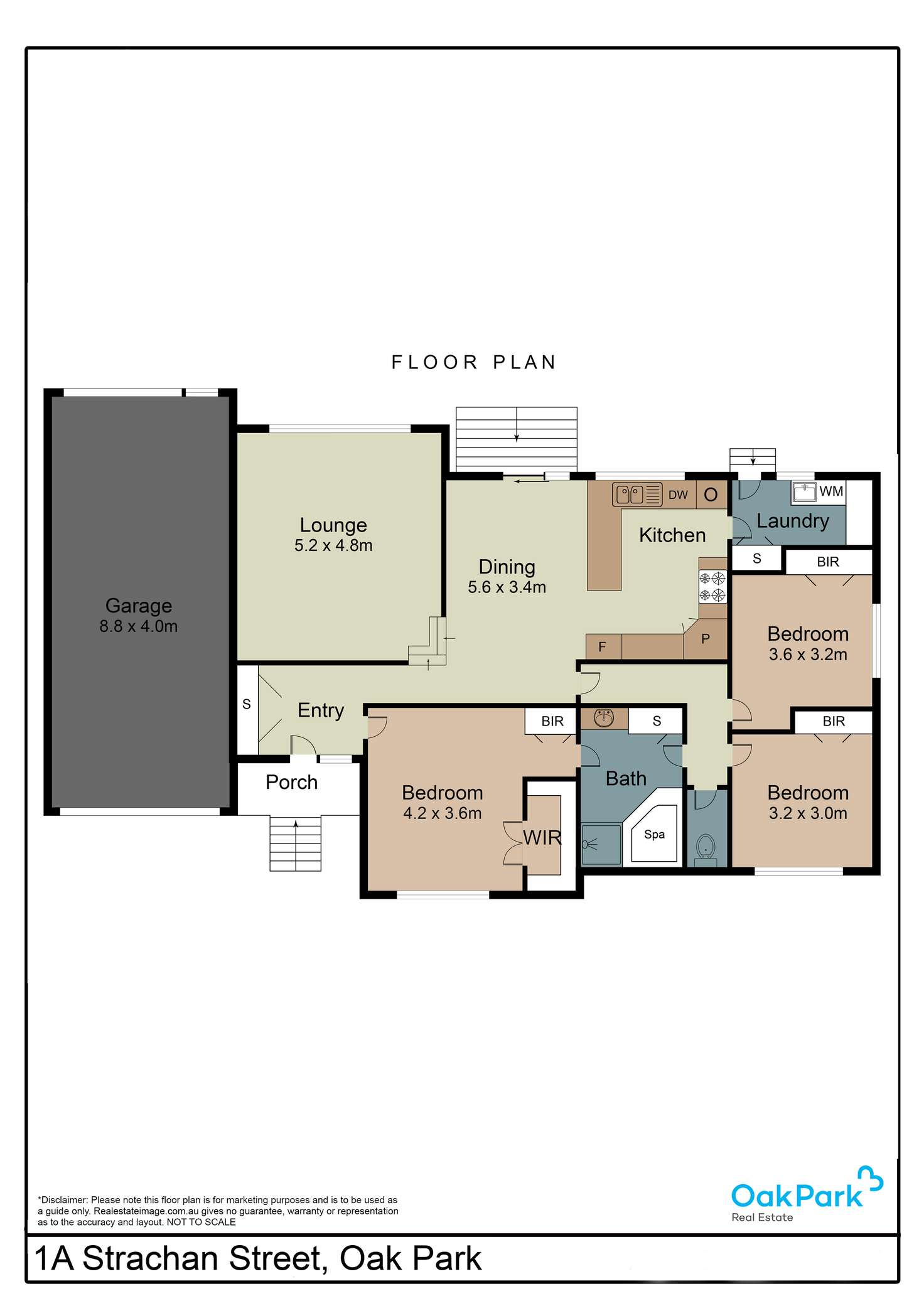Floorplan of Homely house listing, 1A Strachan Street, Oak Park VIC 3046